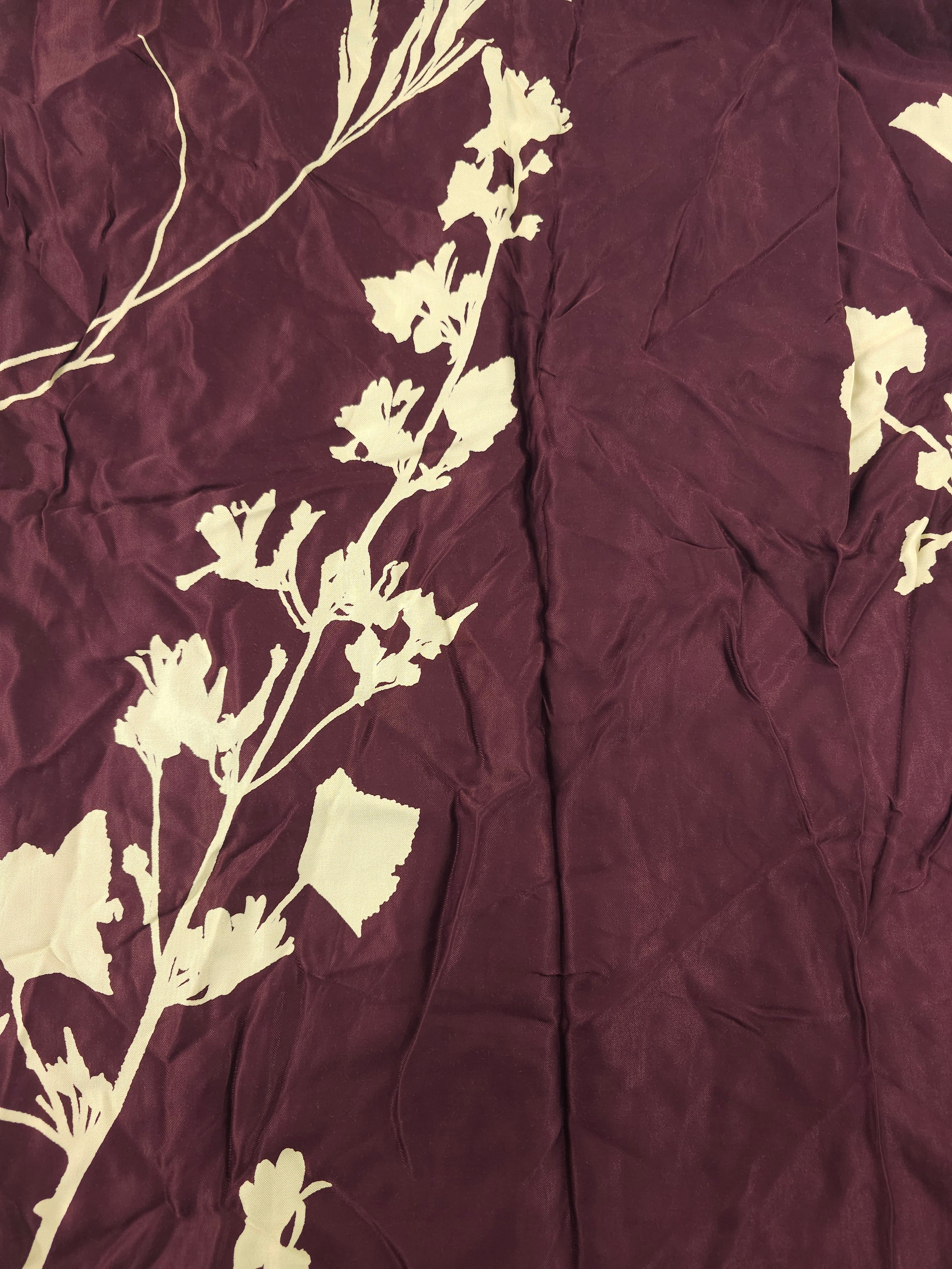 Wine fauna Viscose sateen- 1.6m piece