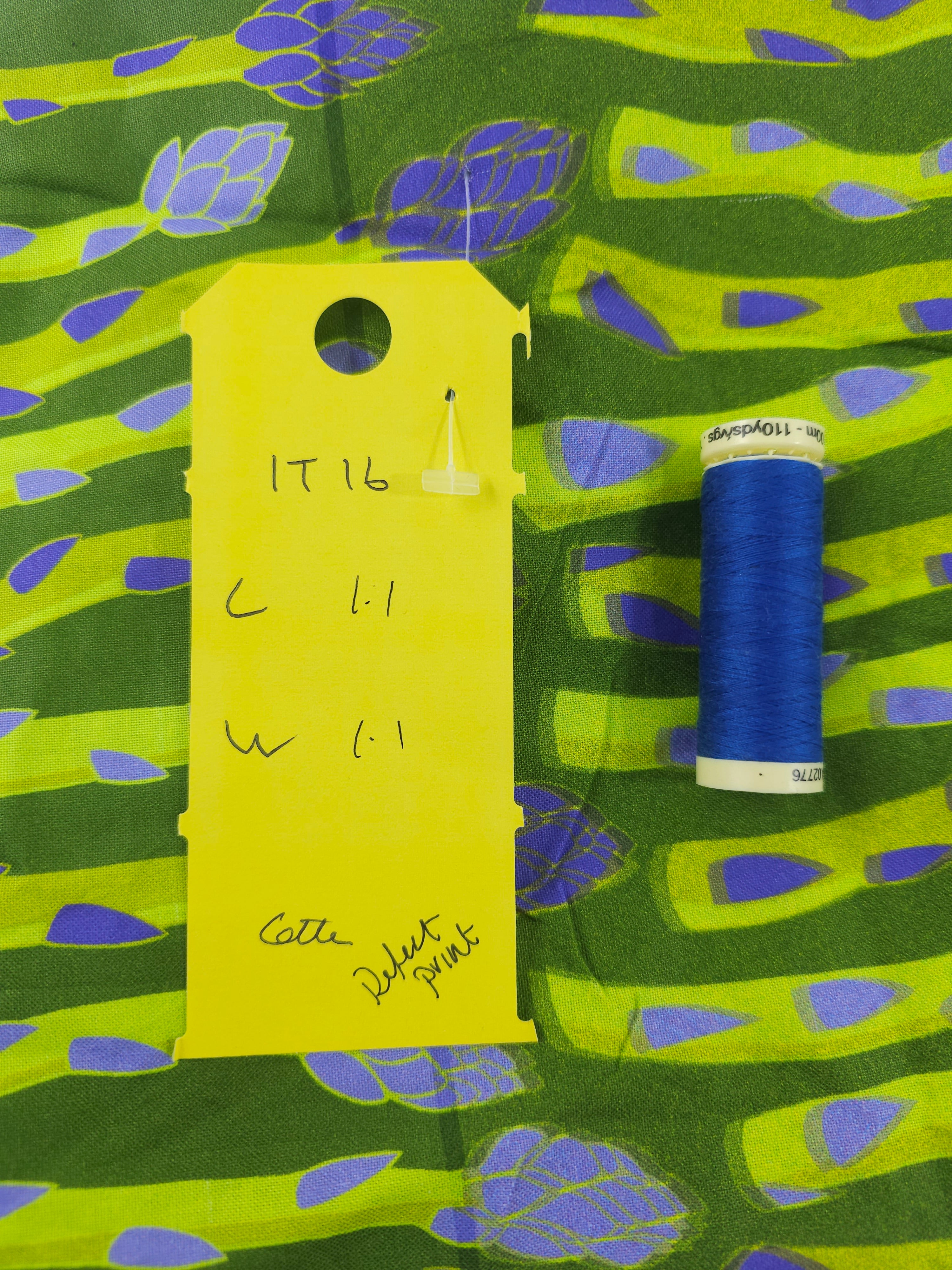 Asparagus Cotton- 1.1m piece