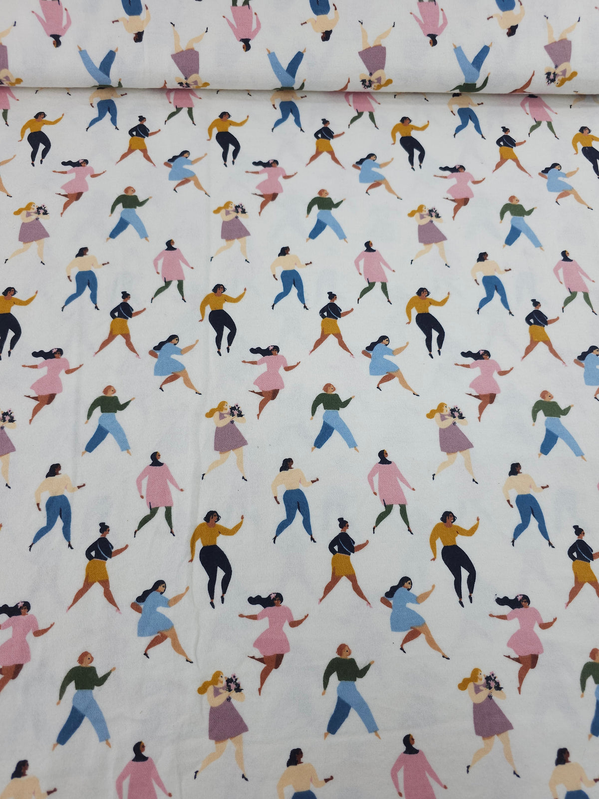 Dancing Ladies Lightweight Flannel Cotton - Joann