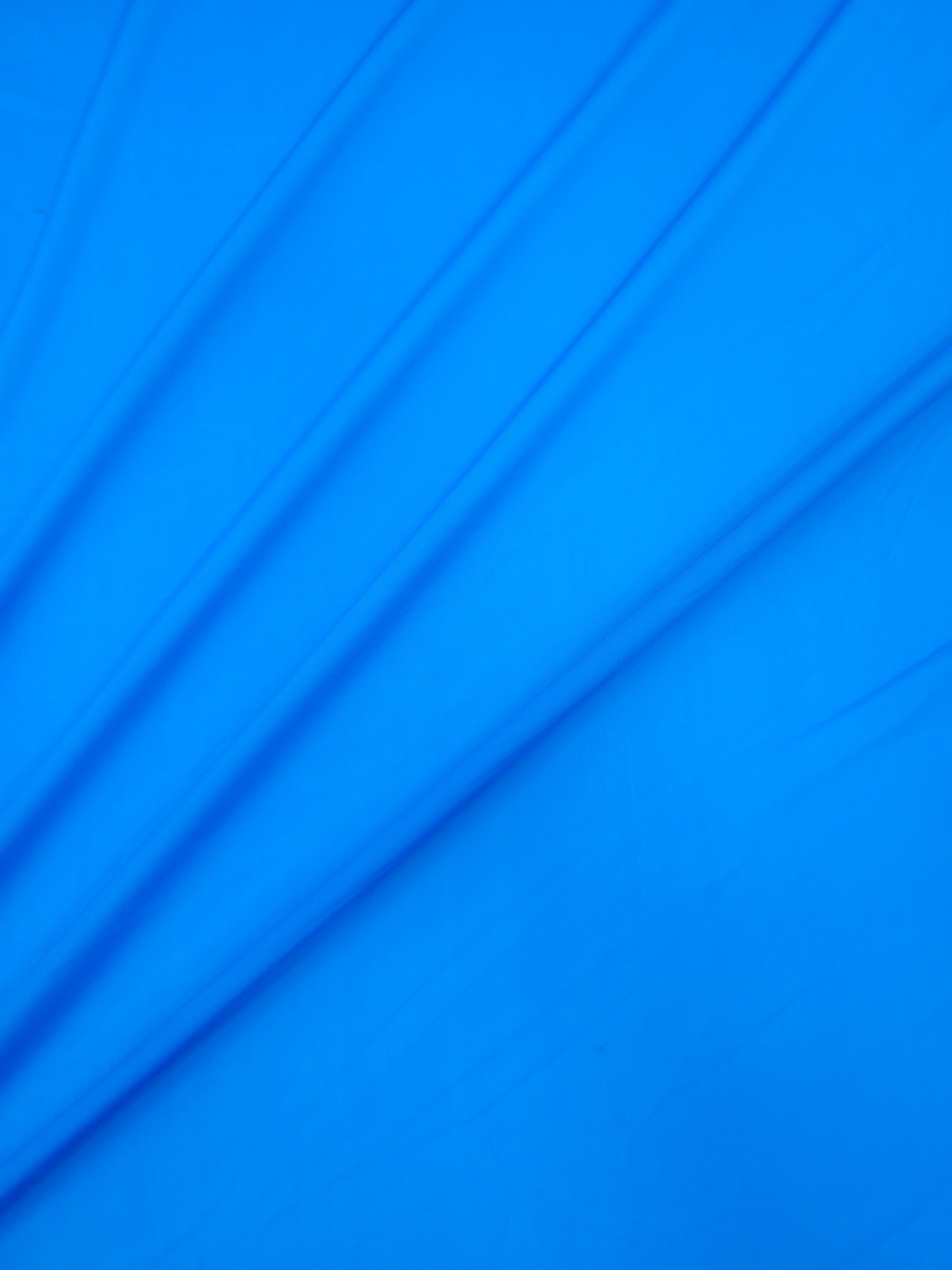 Blue Semi Sheer Swimwear 4-Way Stretch