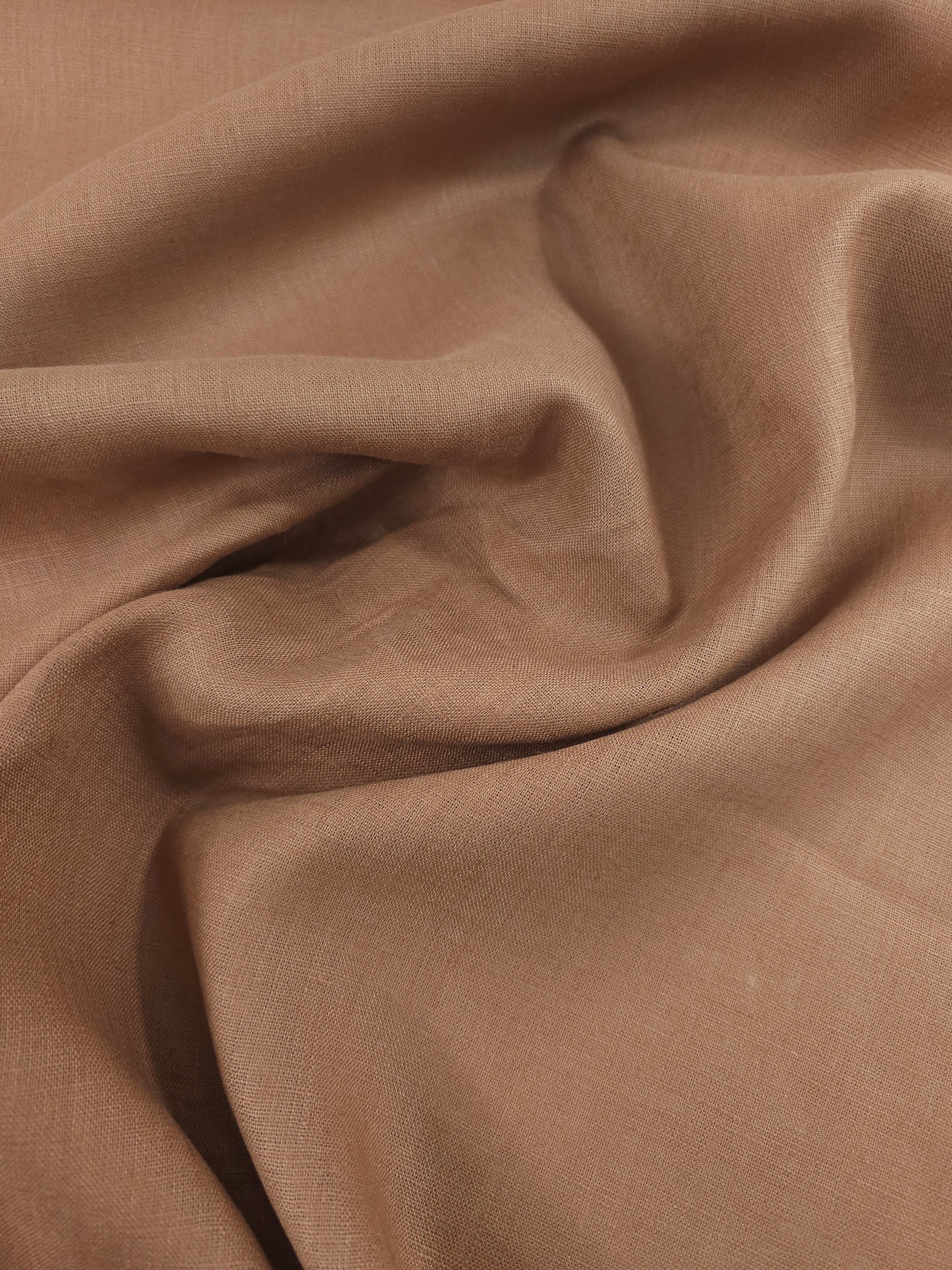 Beaver Brown 100% Linen