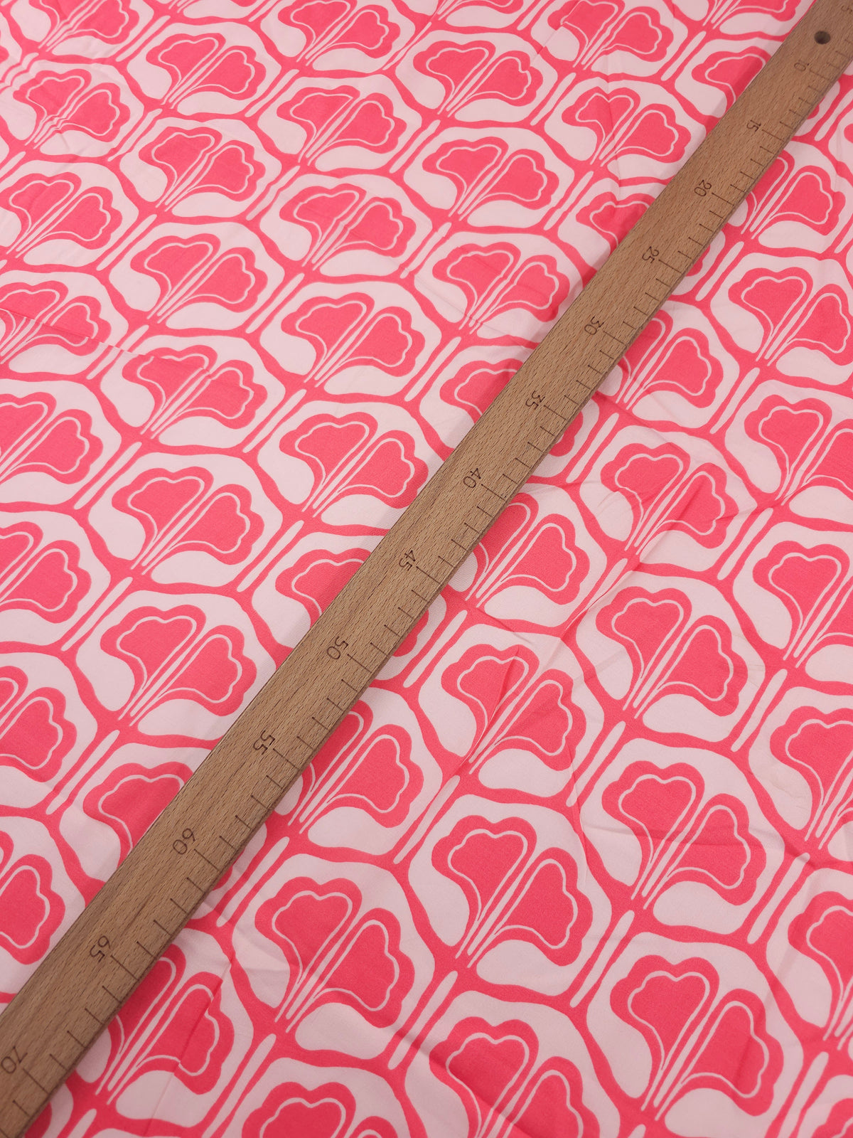 Coral/Pink Tapestry Viscose Challis