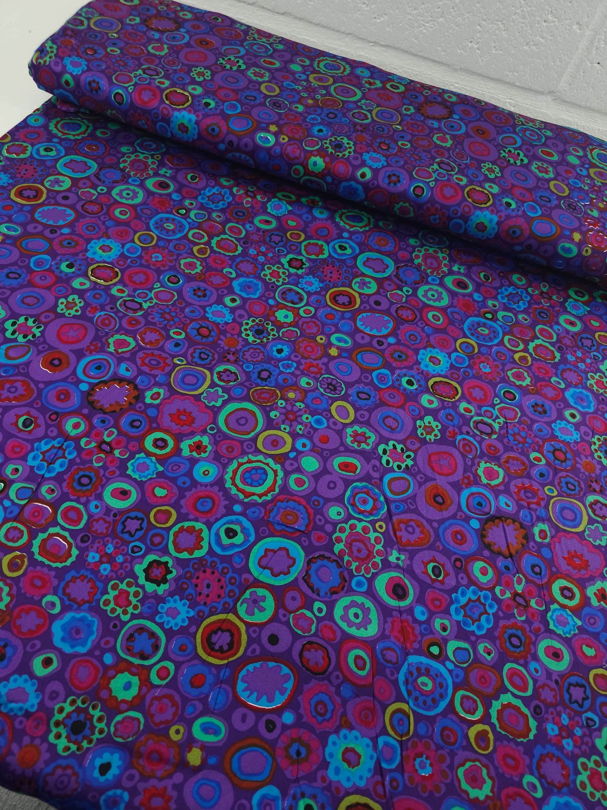 Purple Roman Glass Cotton Sateen 108" - Kaffe Fassett *EXTRA WIDE*
