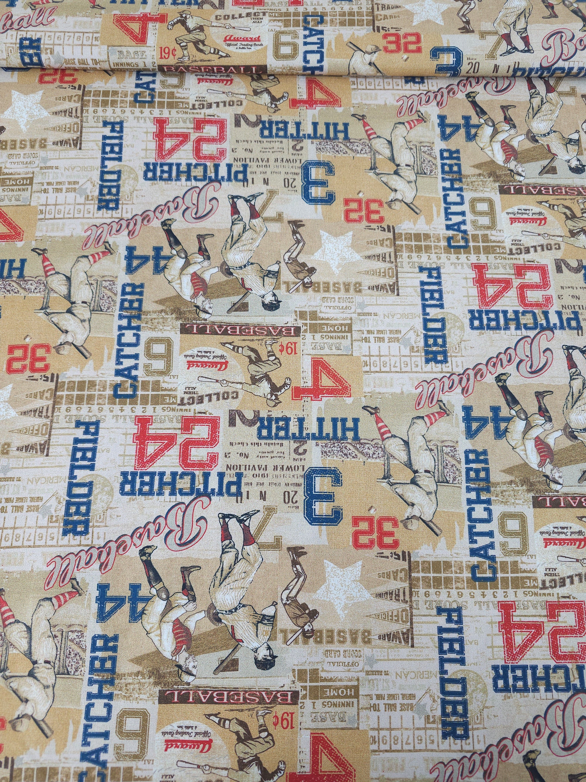Baseball Positions 100% Cotton