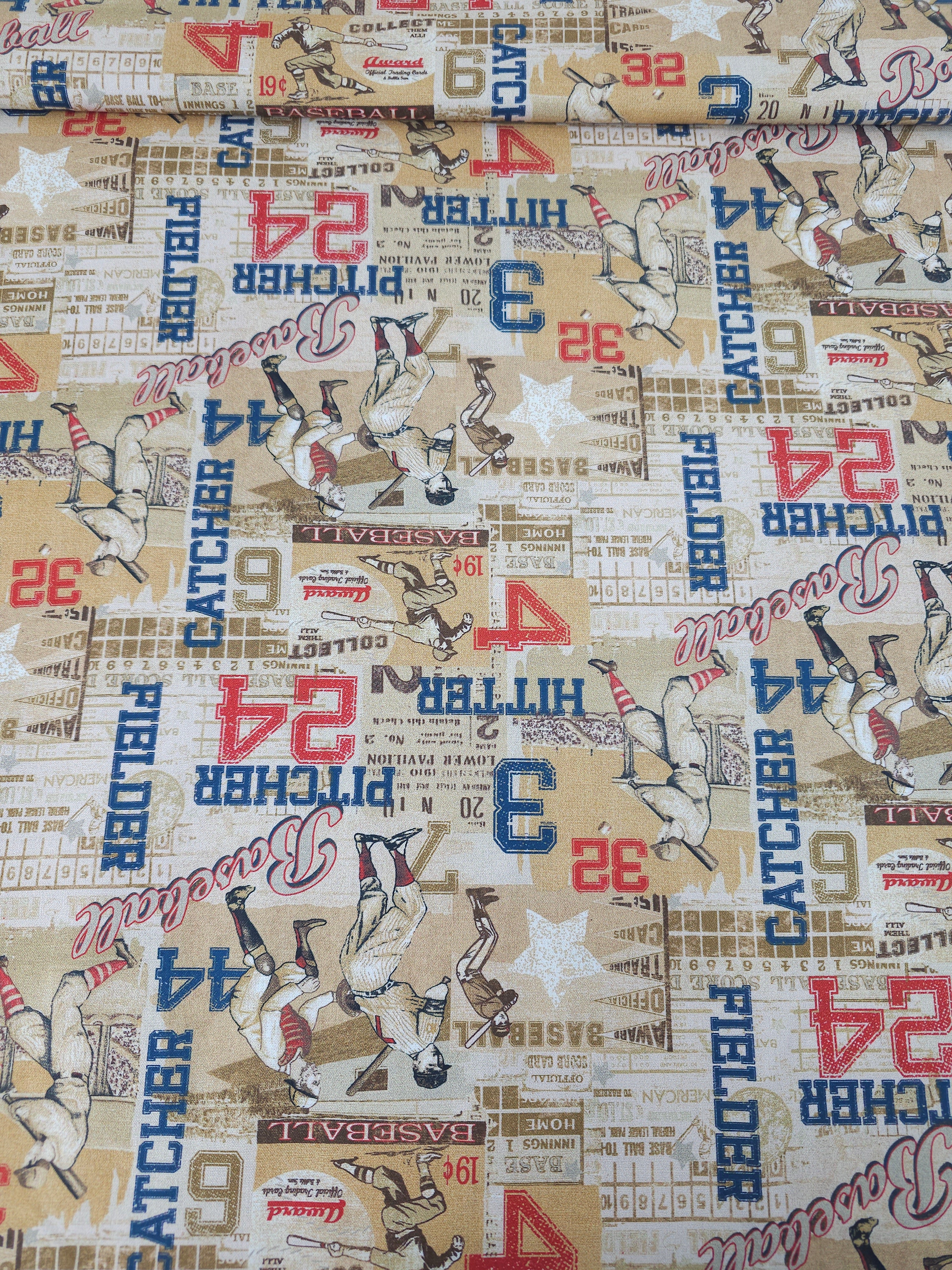 Baseball Positions 100% Cotton