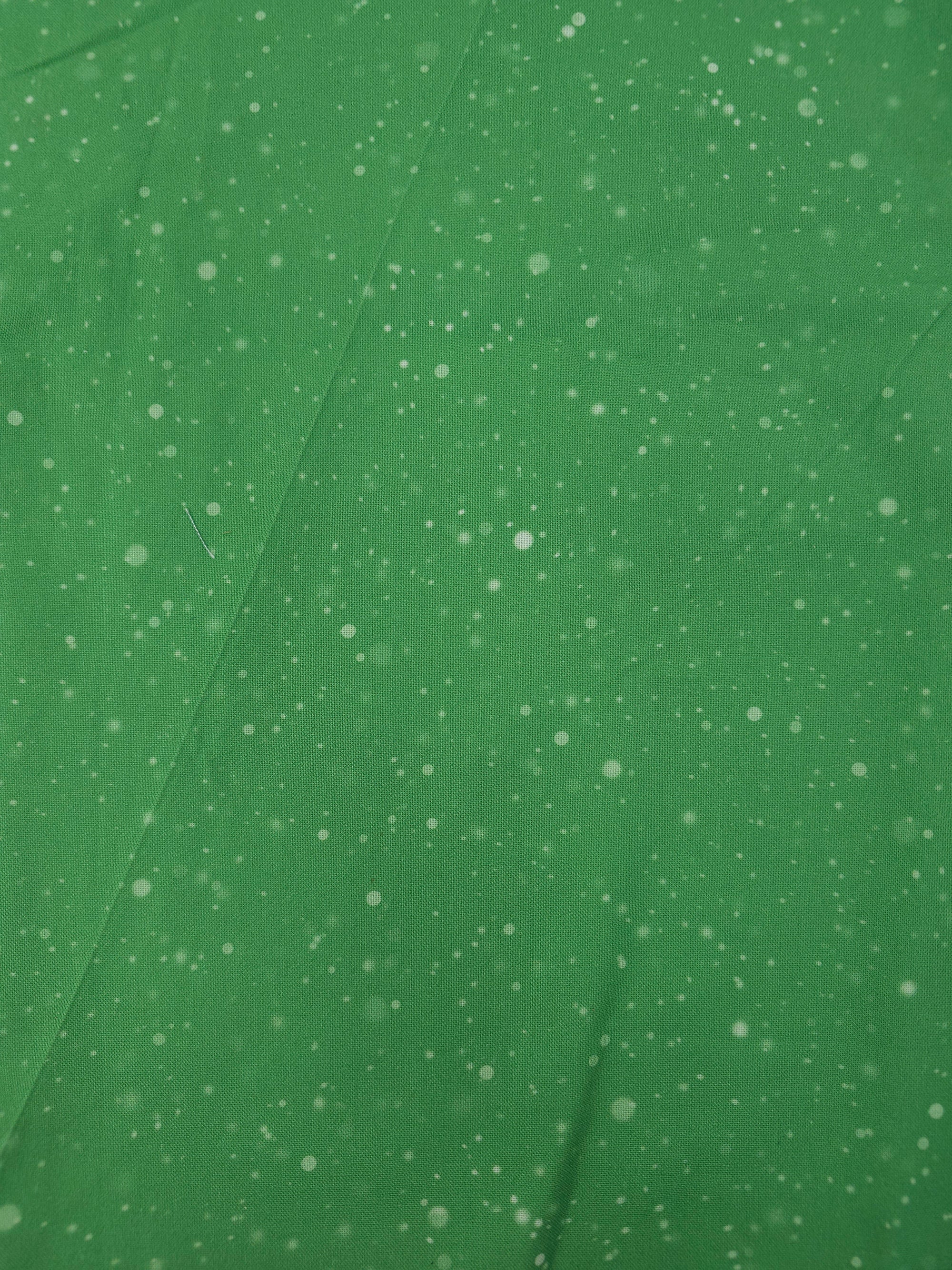 Mint speckle Cotton- 1m piece