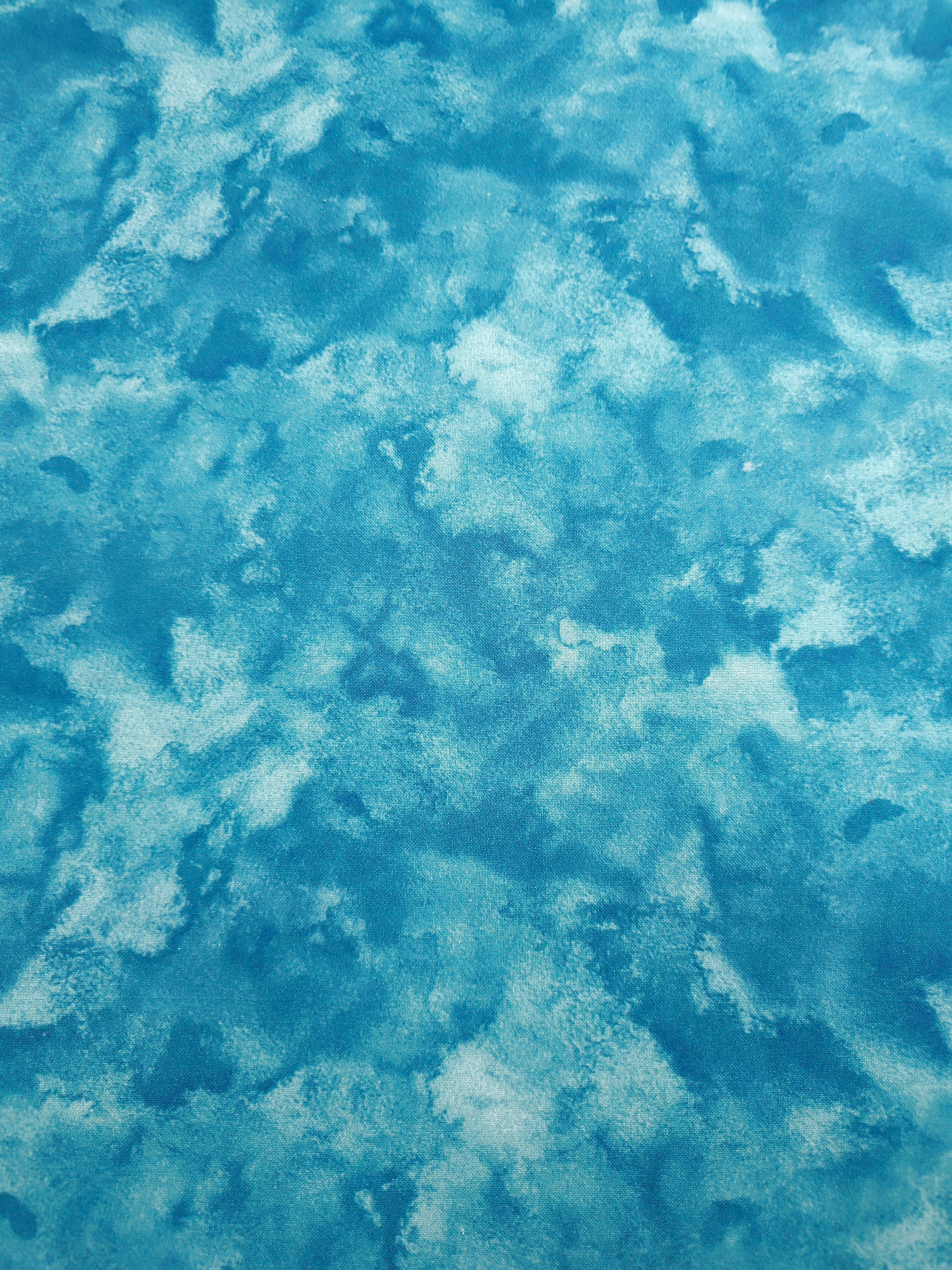 Aqua Nebula Smoke Diffusion 100% Cotton 118" *EXTRA WIDE*