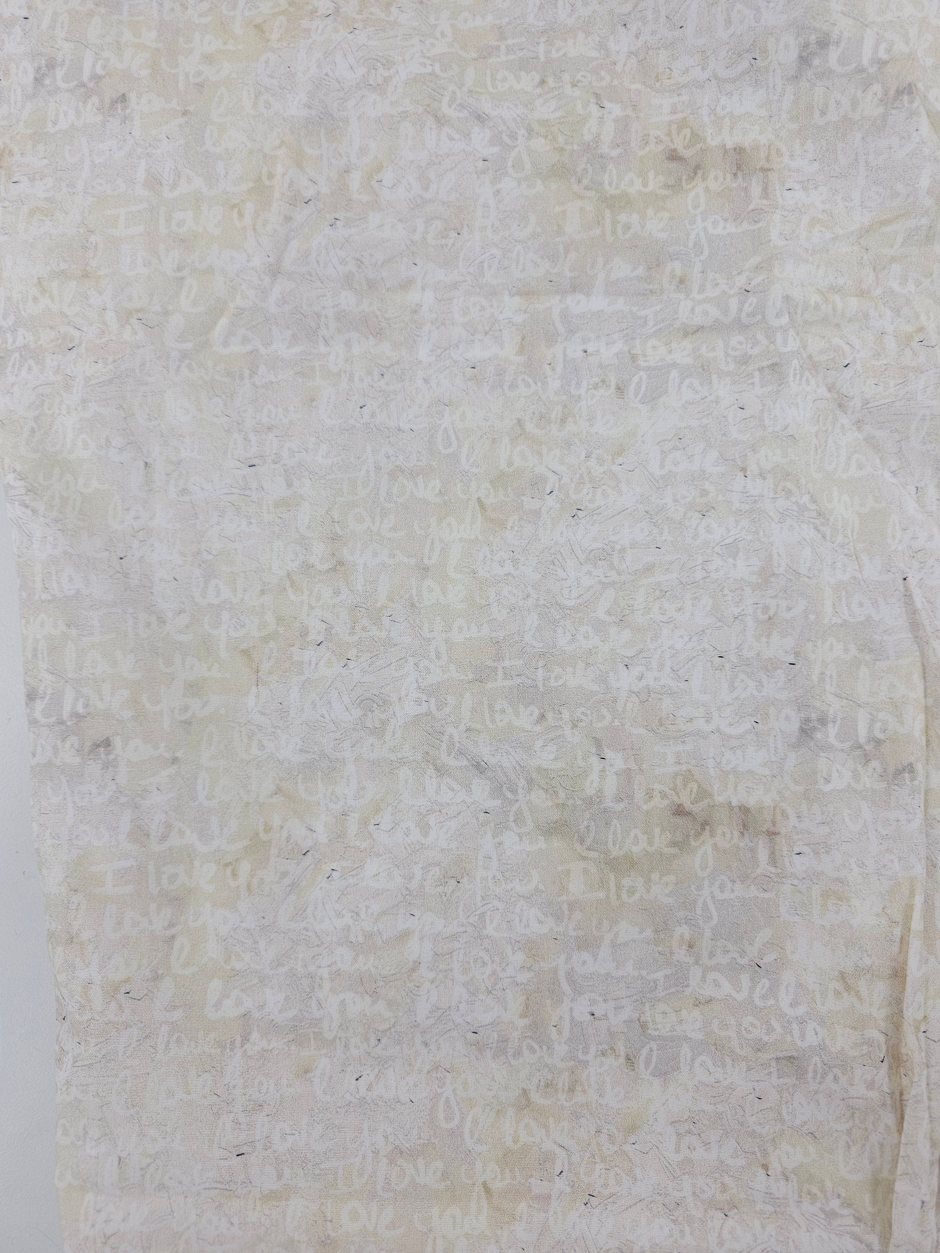 I love you Cotton- 4m piece
