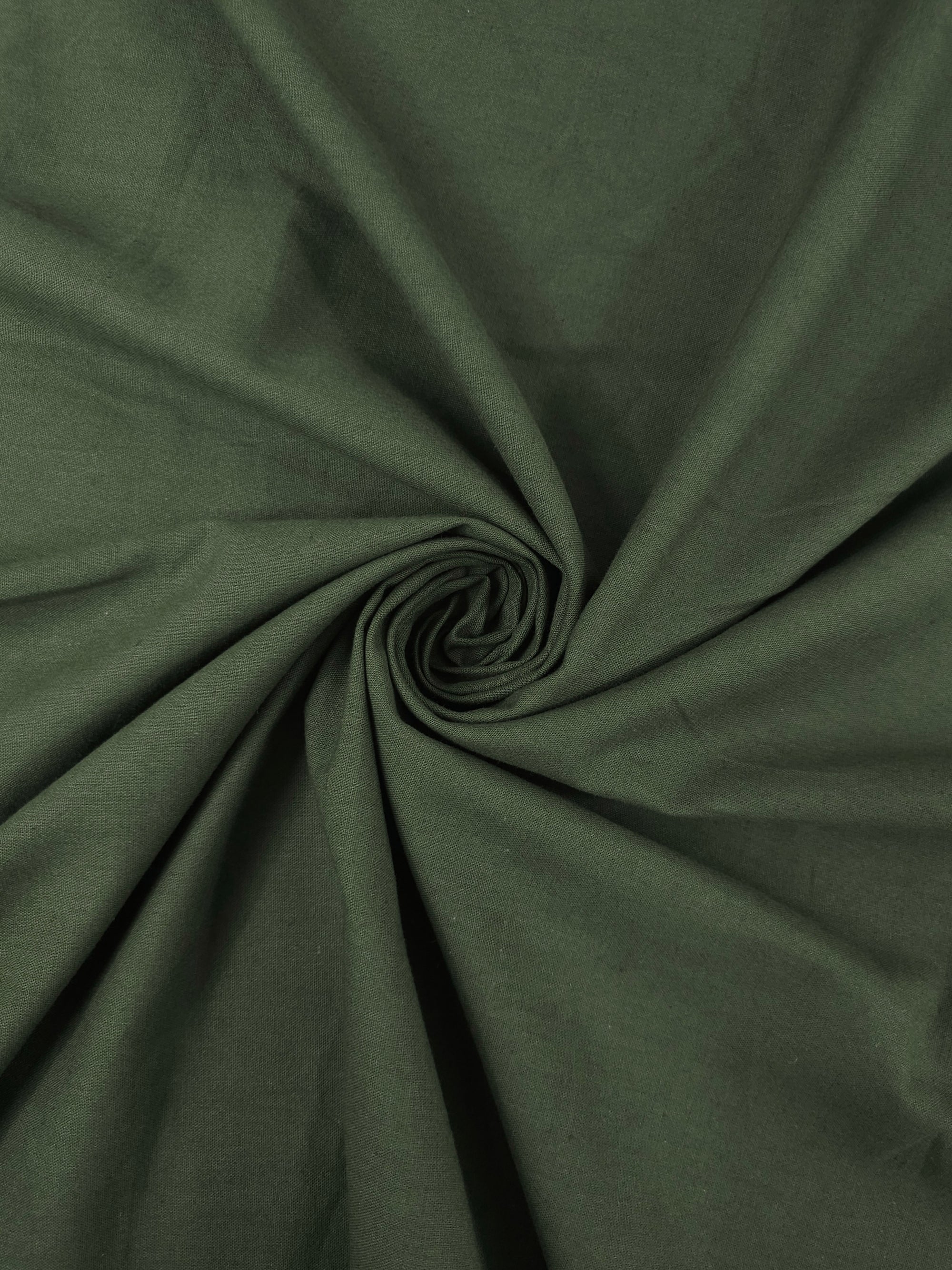 Forest Green Cotton Linen