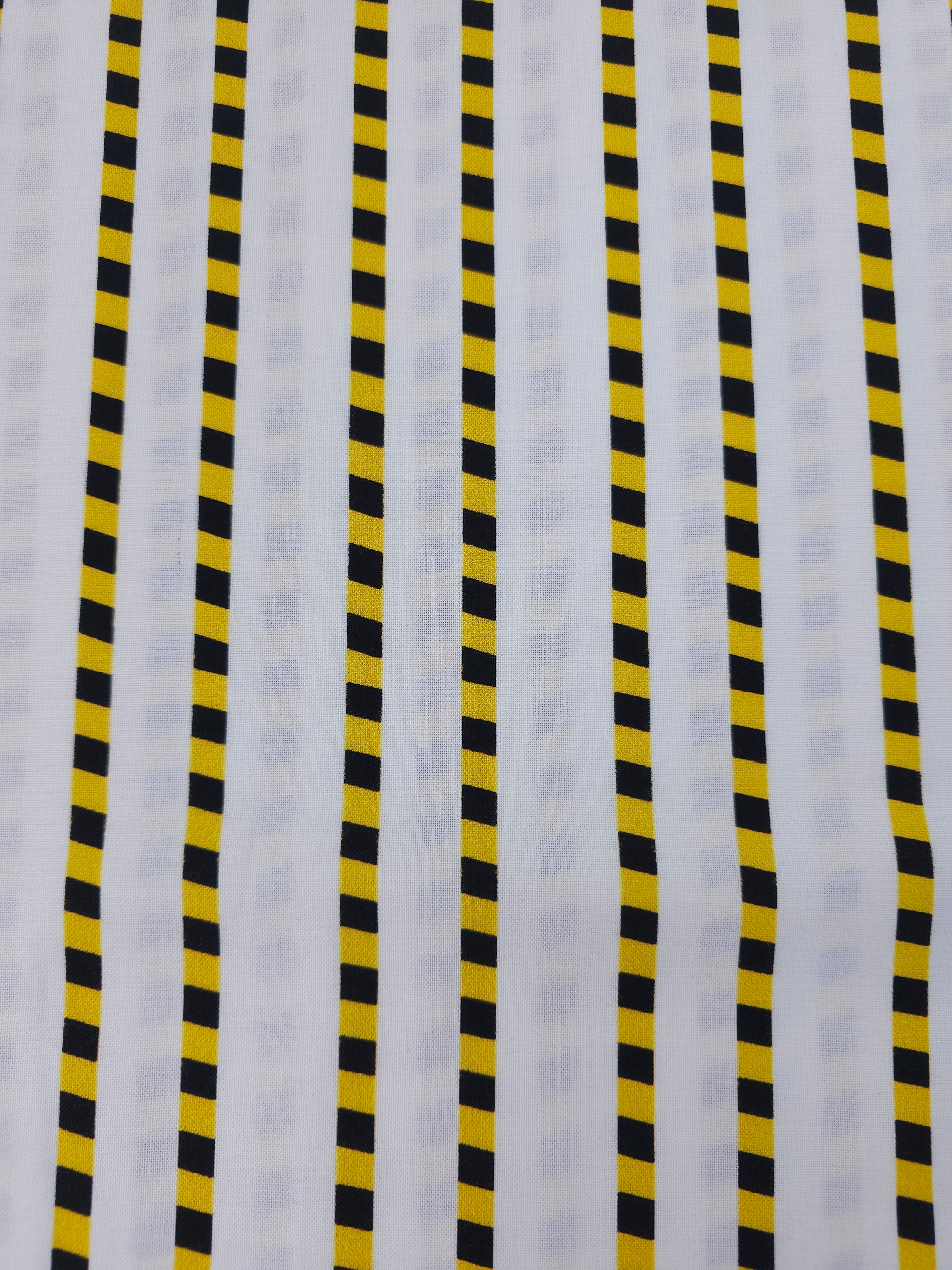 Taxi Stripe 100% Cotton