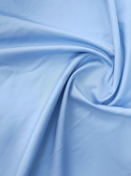 Baby Blue Brushed Cotton Tencel