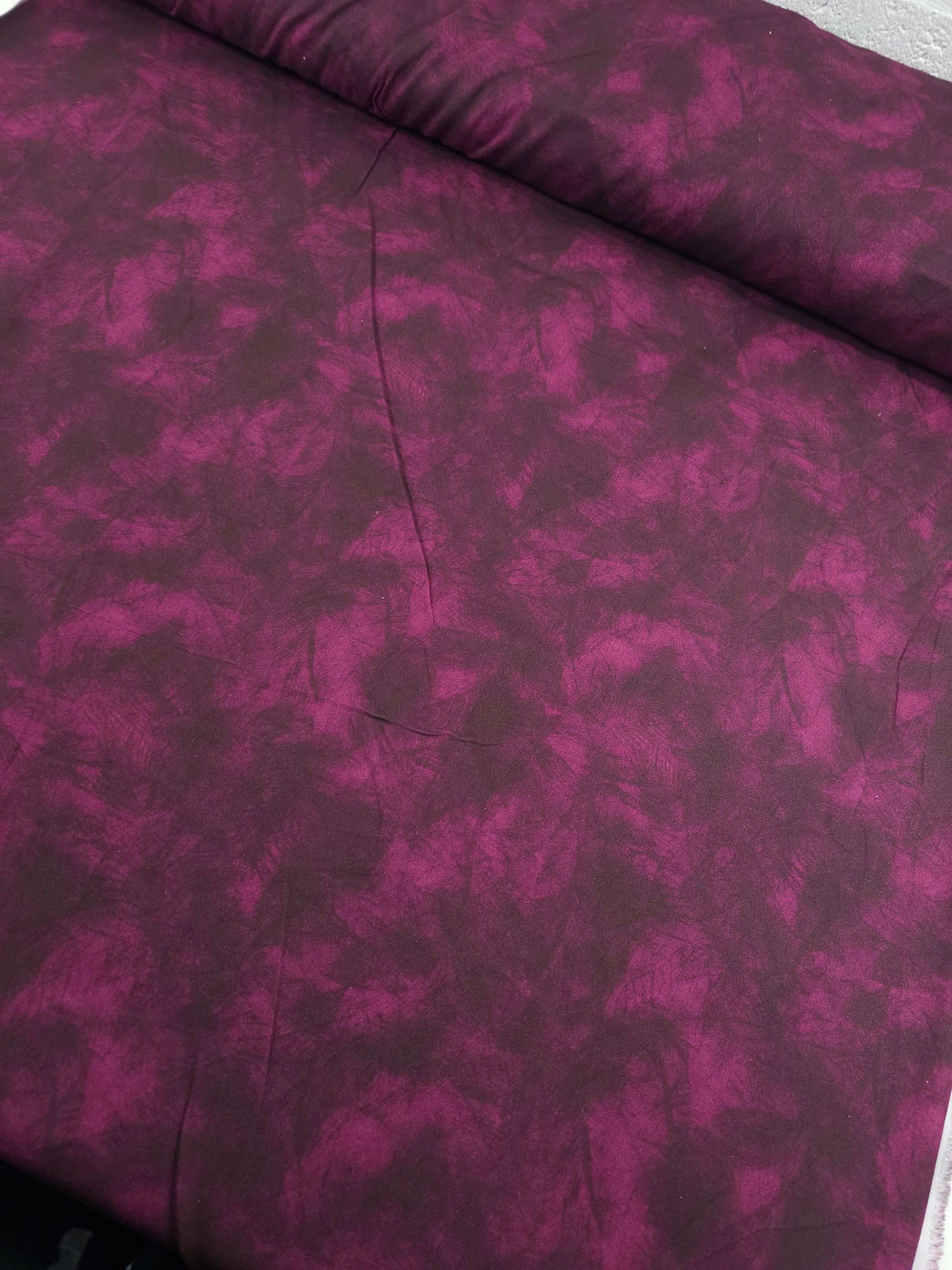 Plum Brushstroke Etchings 100% Cotton 118" *EXTRA WIDE*