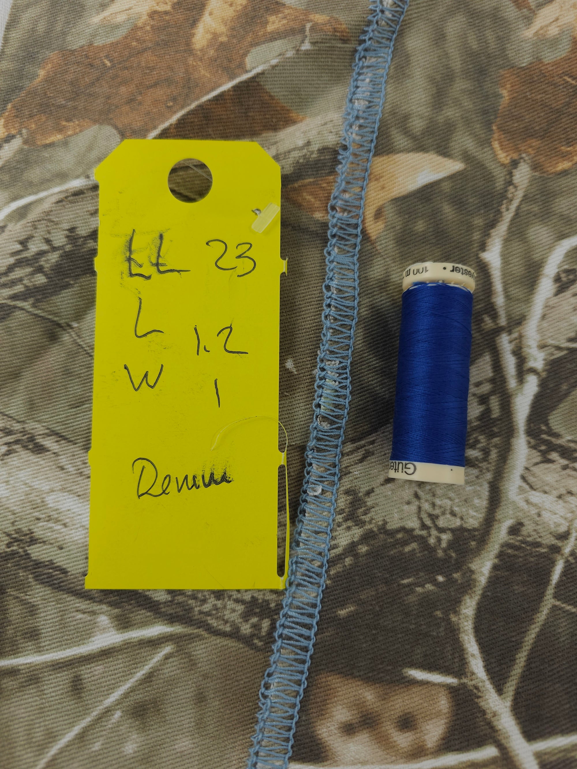 Realistic nature Denim- 1.2m piece