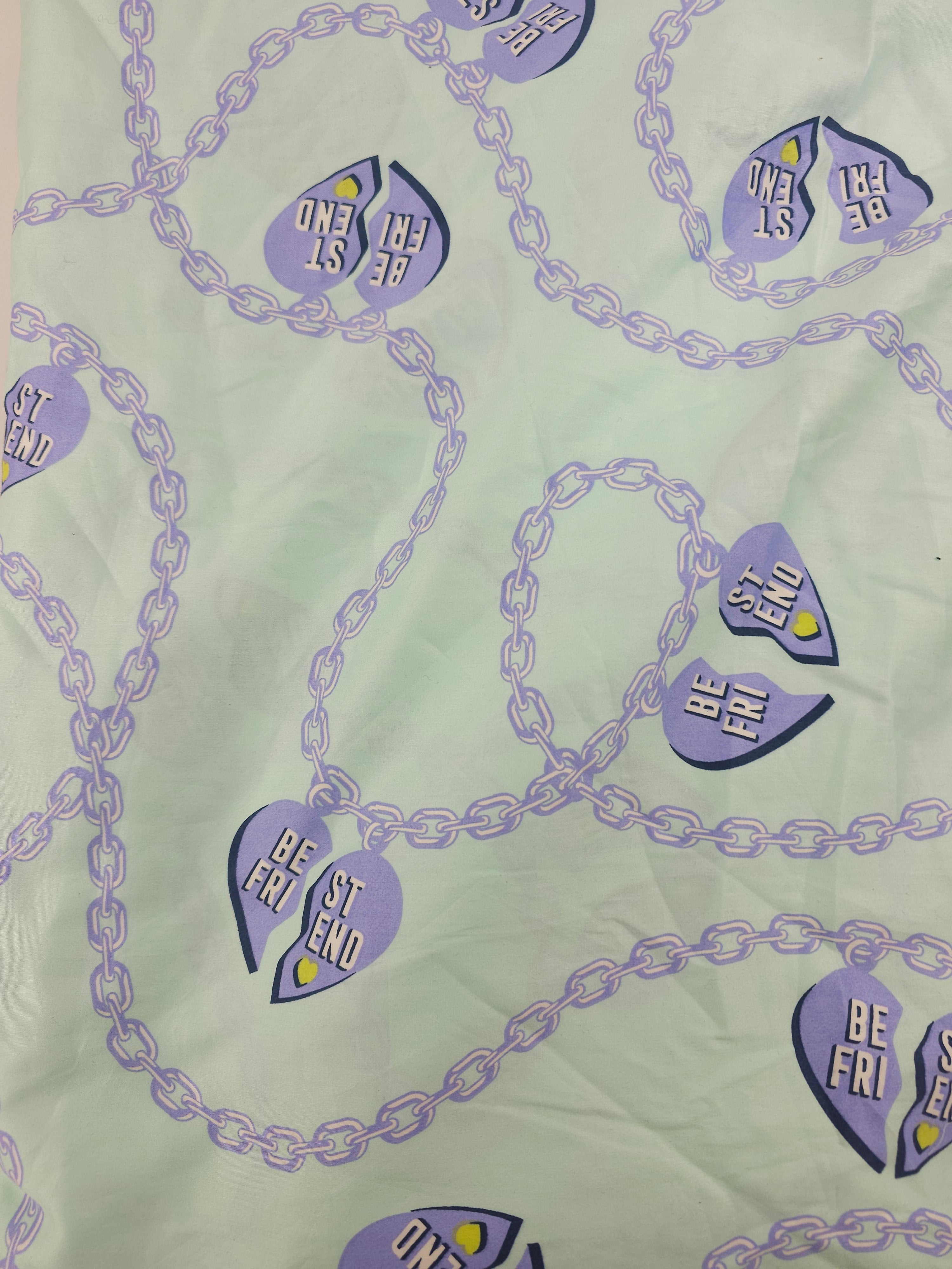 Mintie bestie Cotton sateen- 2.4m piece