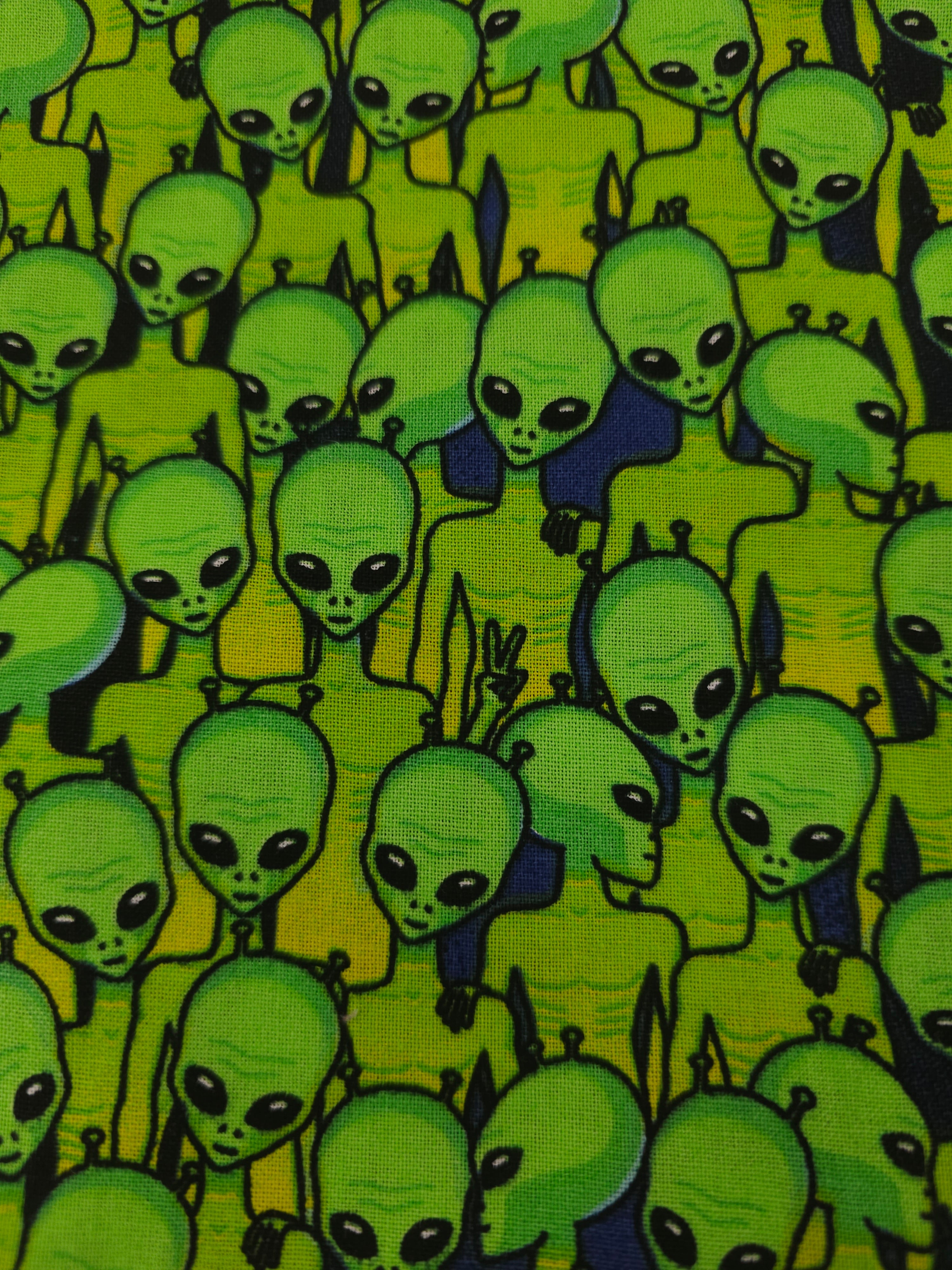 Alien army Cotton- 2m piece