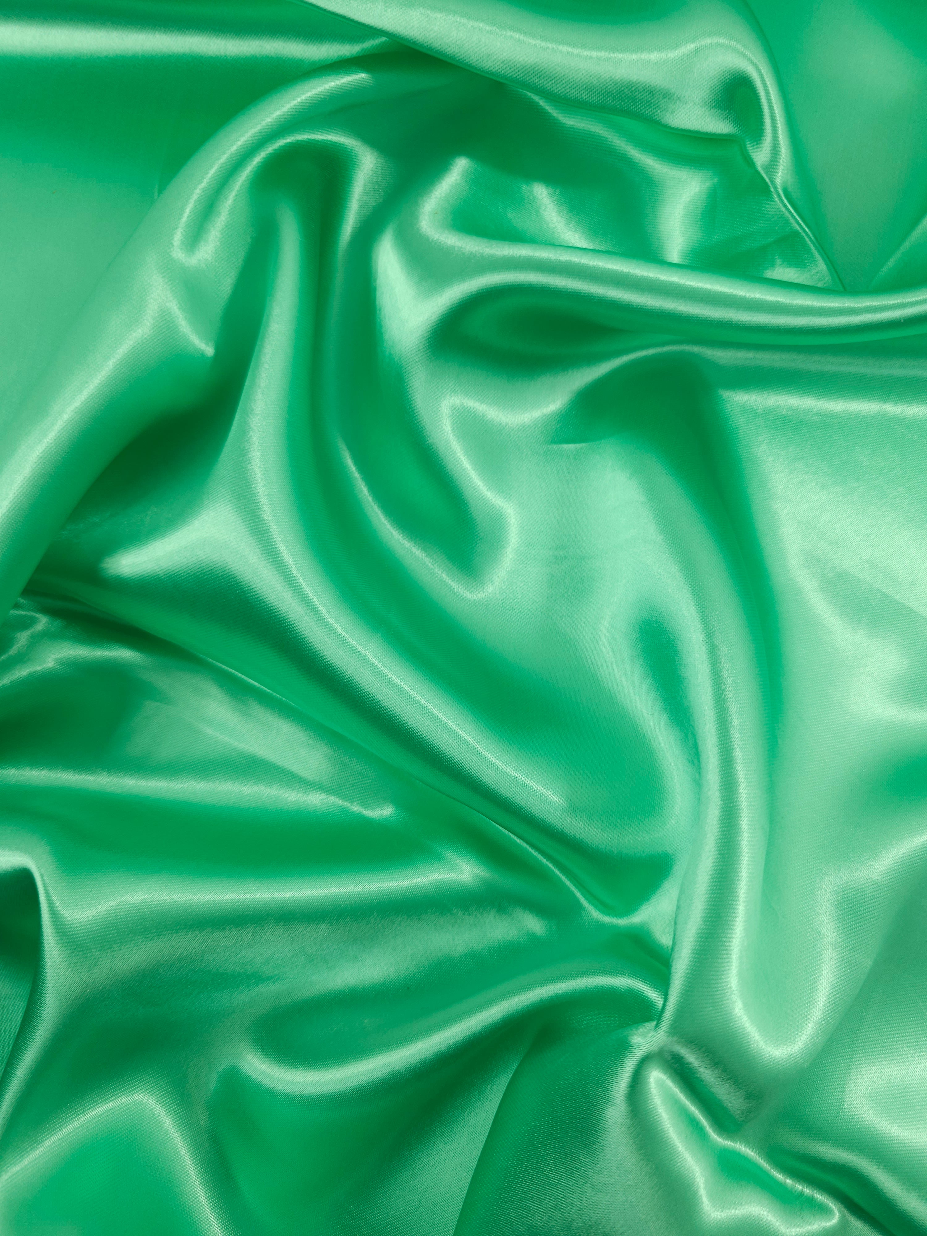 Minty Green Liquid Satin