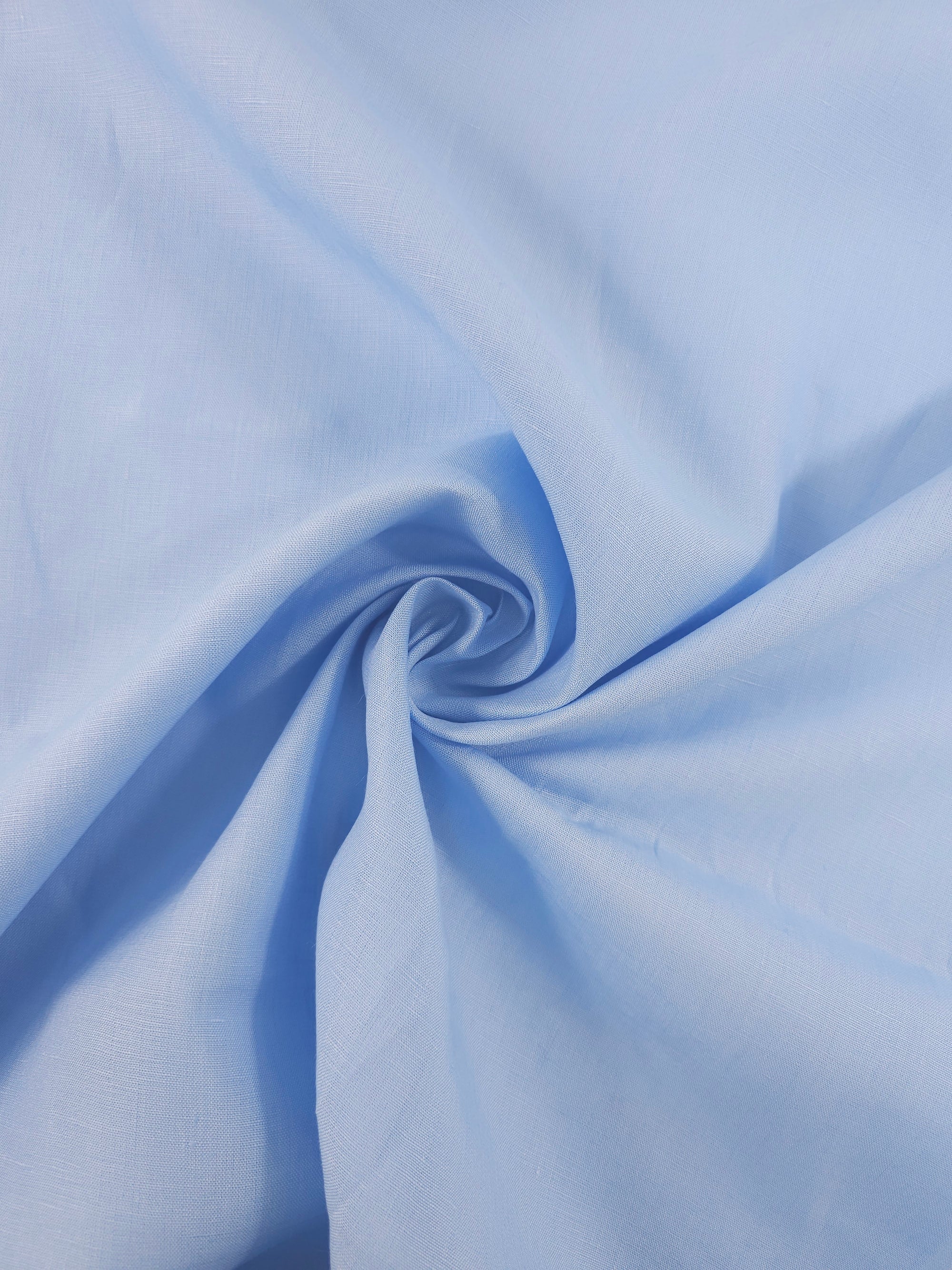 Baby Blue 100% Linen