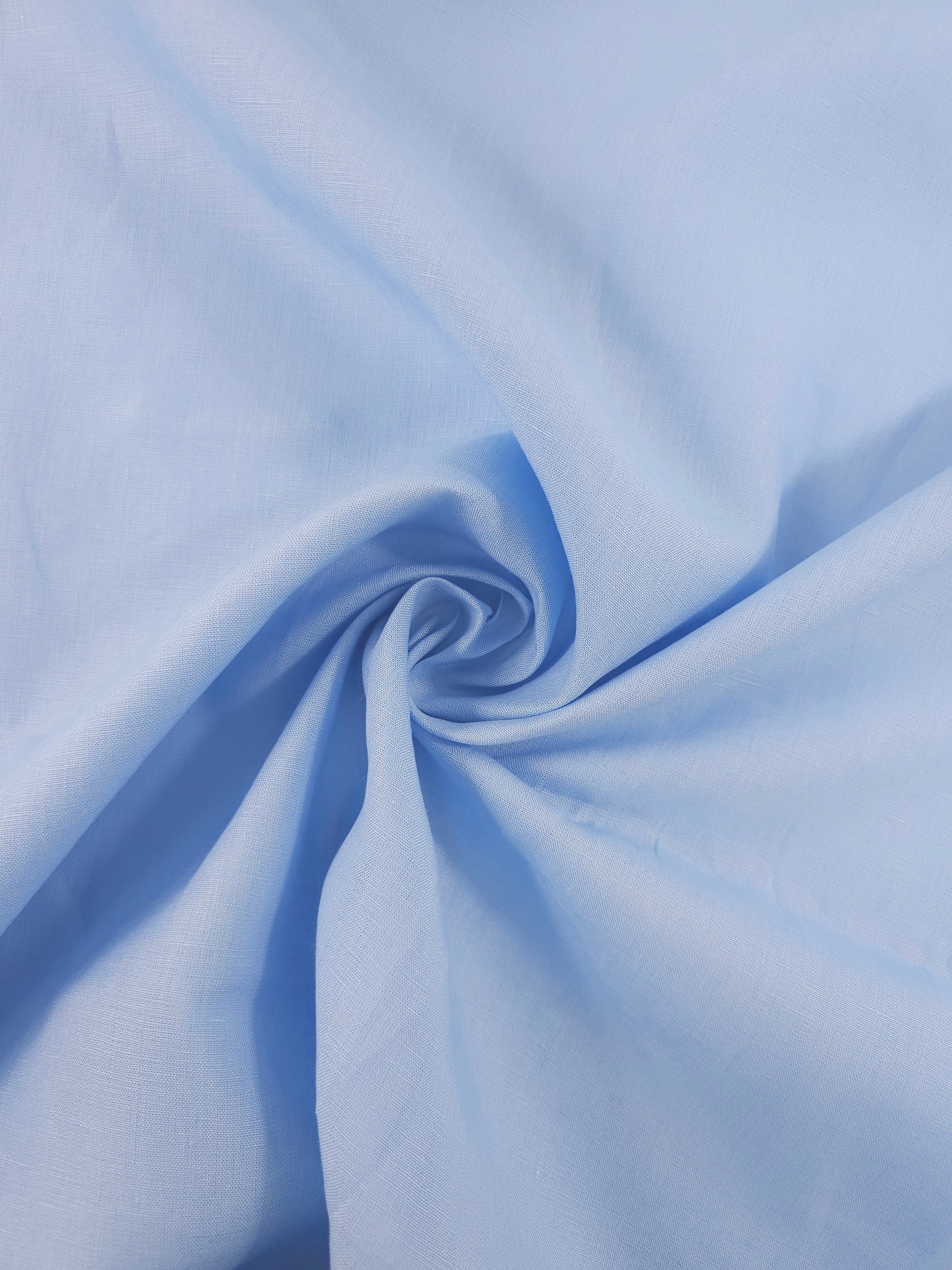 Baby Blue 100% Linen