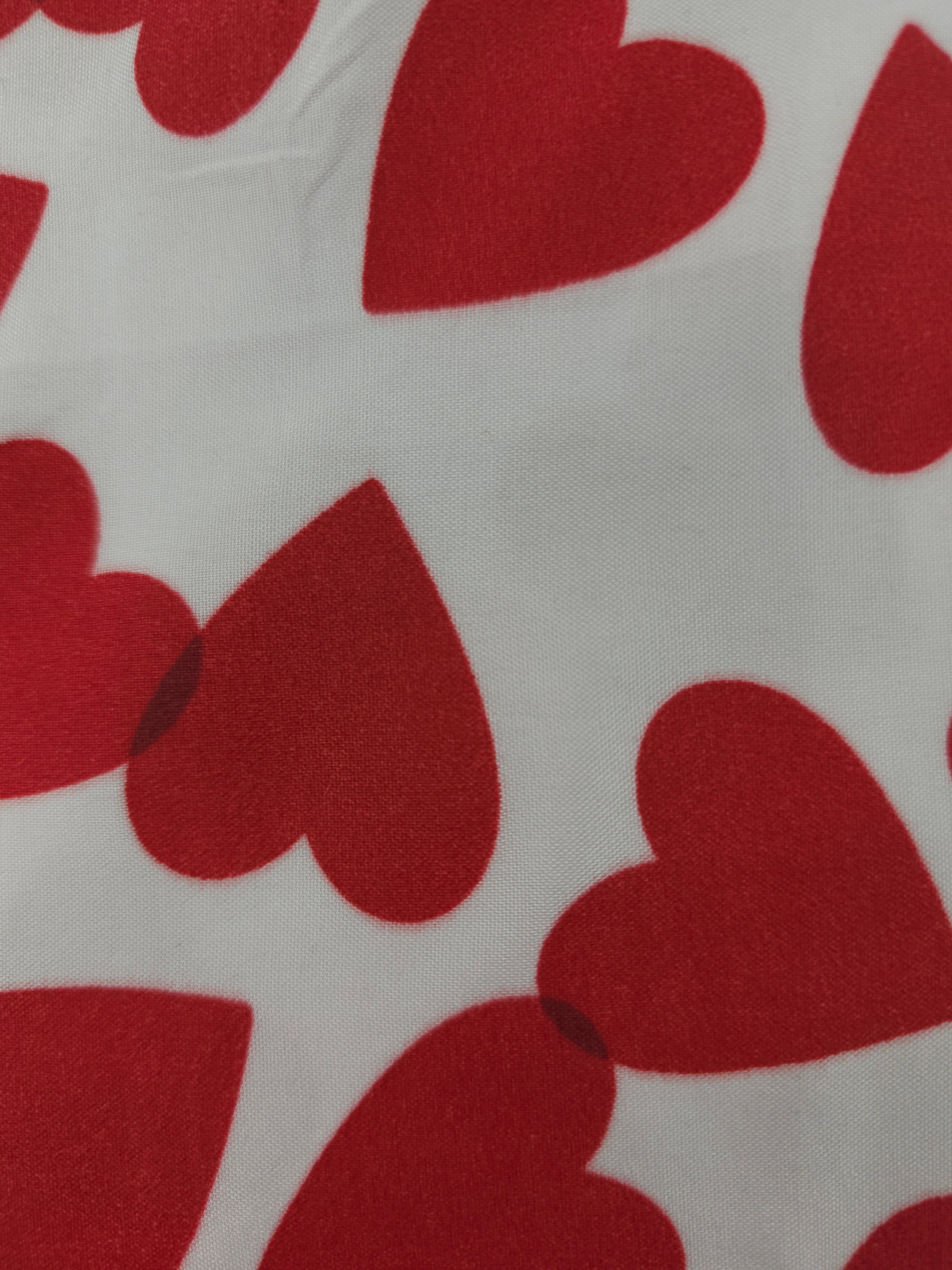 Love heart Sateen- 3m piece