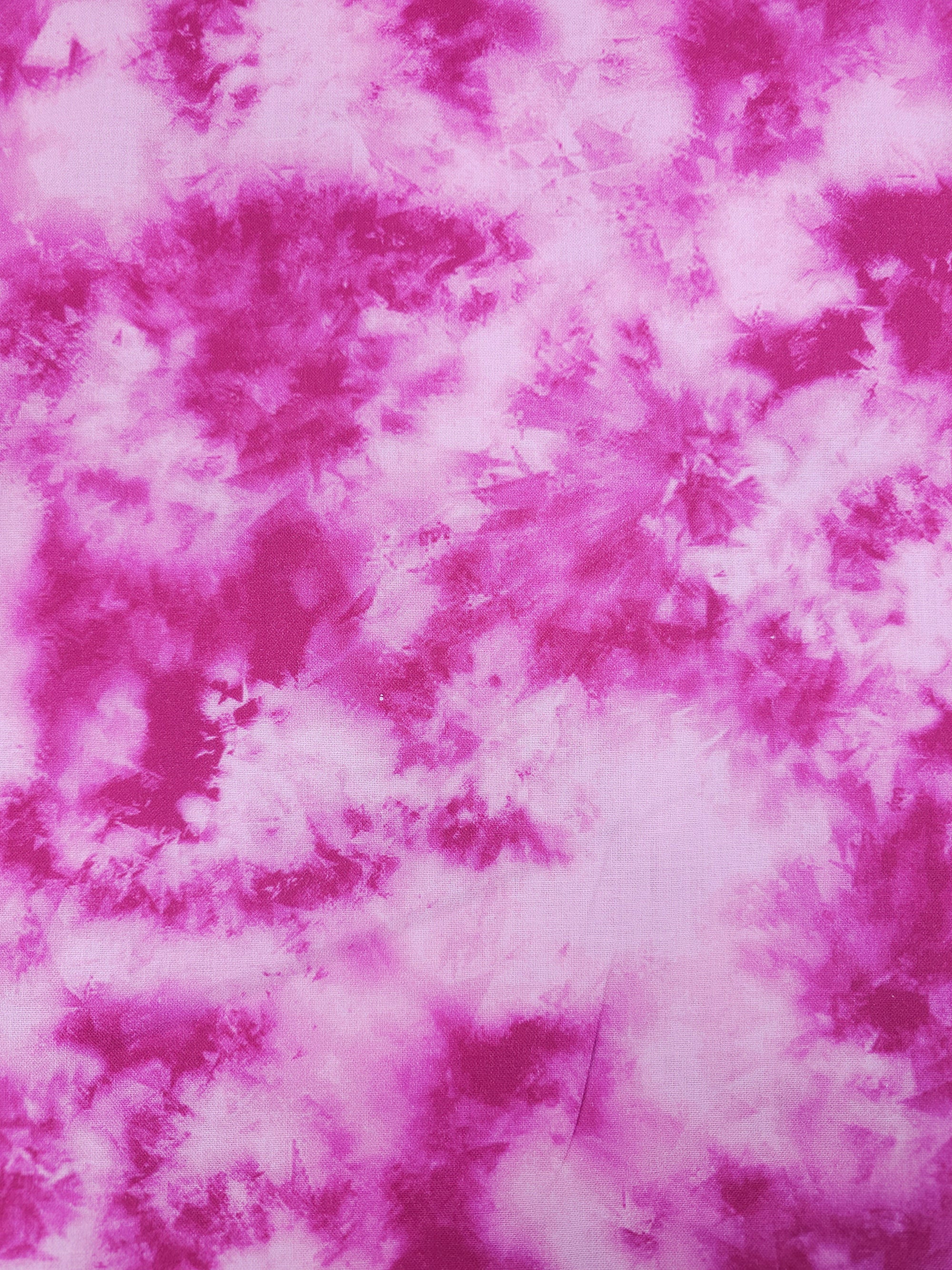 Hot Pink Smokey Marble 100% Cotton