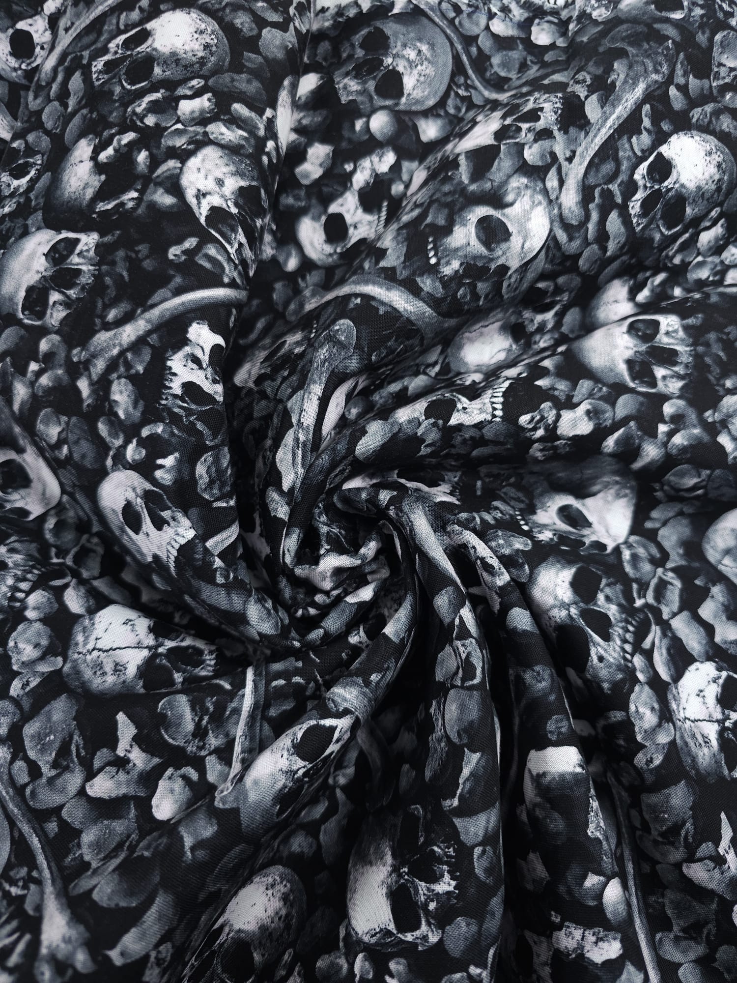 Skulls and Bones Cotton - 3.2m Piece