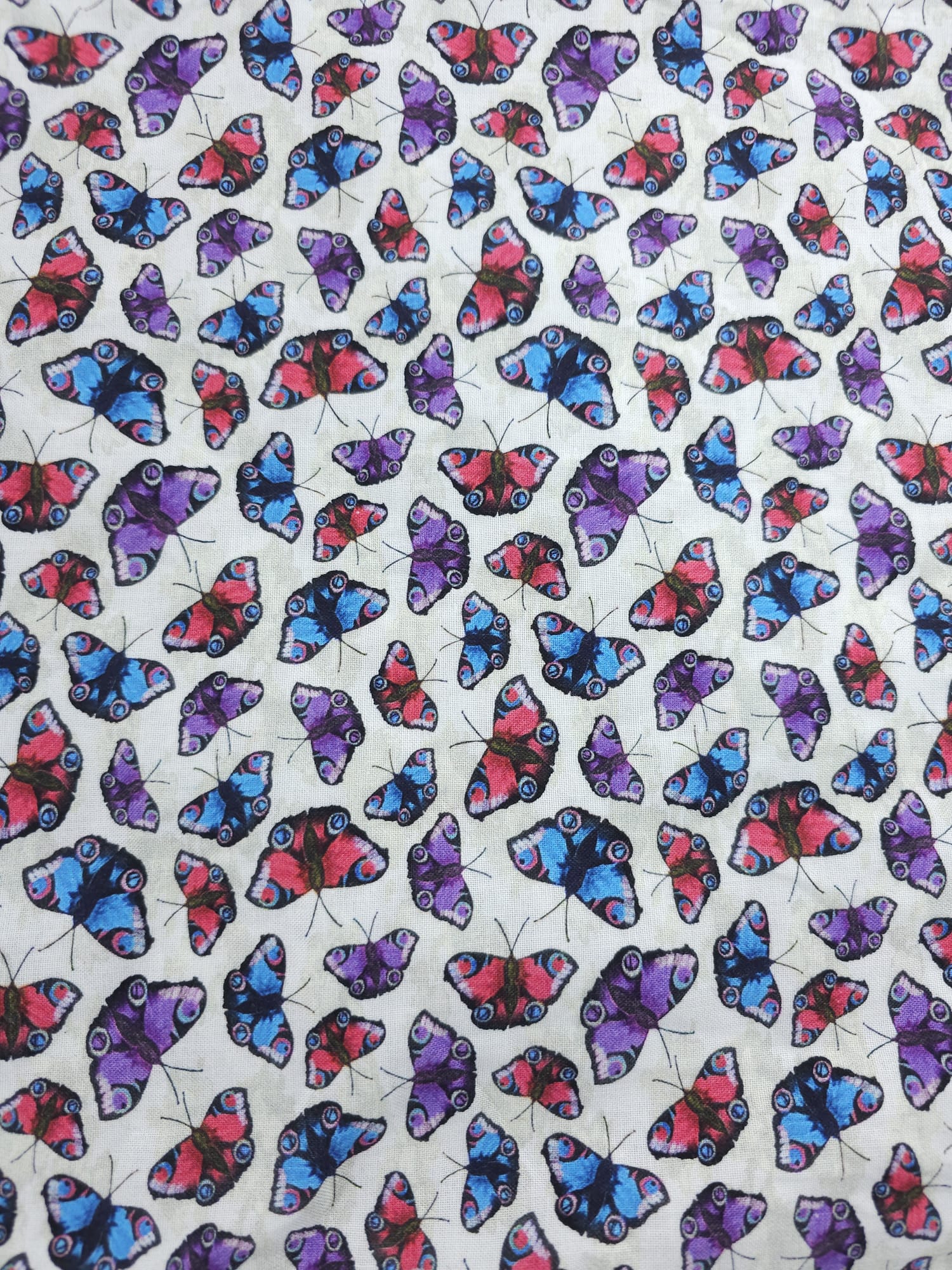 Colourful Butterfly Medley Cotton (Various Sizes)
