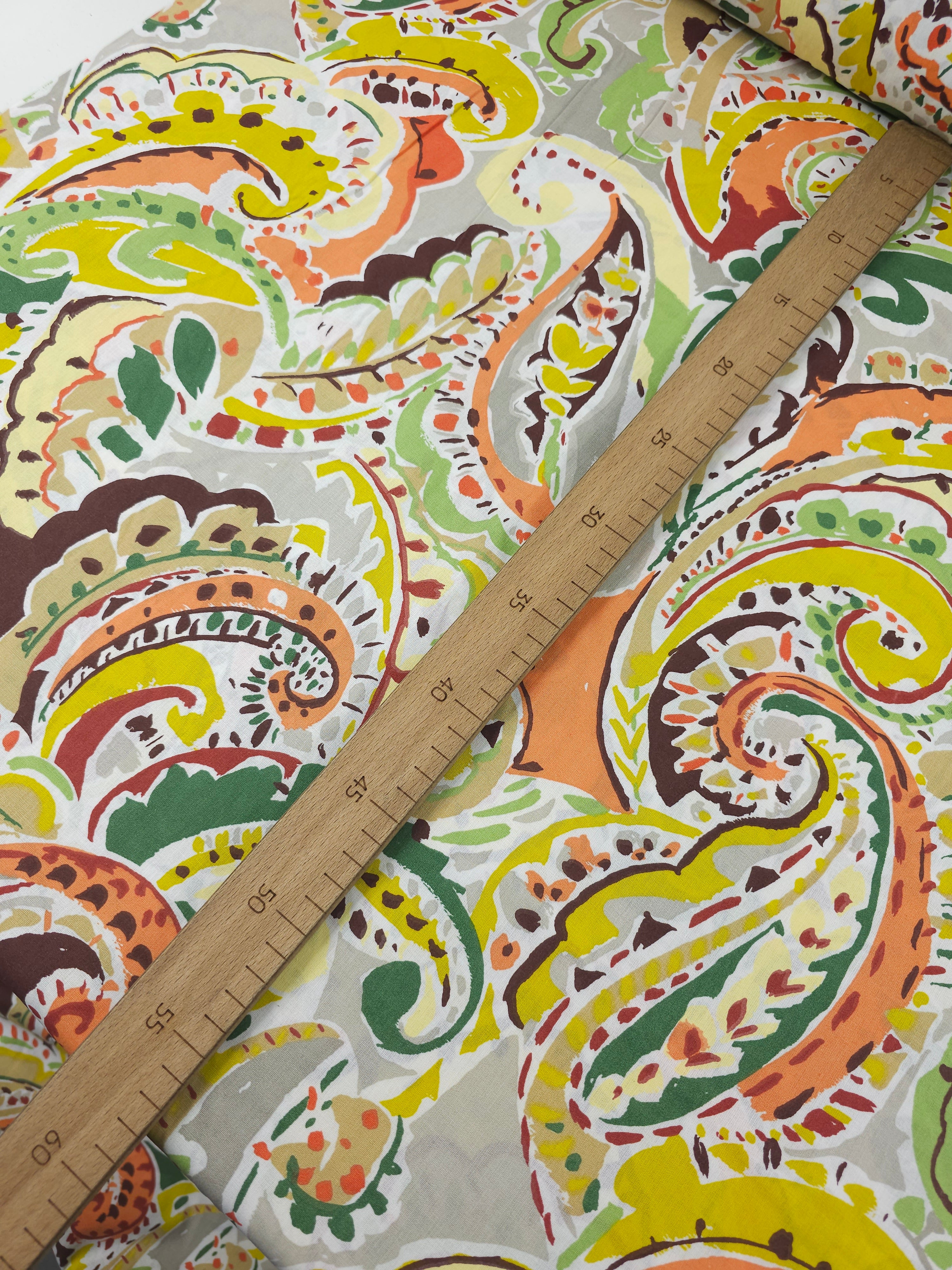 Mango Penny Paisley 100% Cotton 114” - Helena Springfield *EXTRA WIDE*