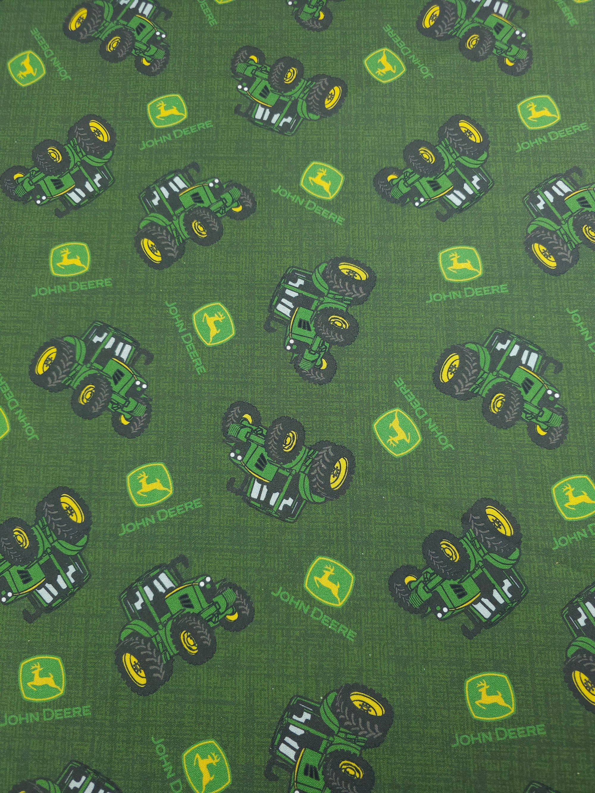 John Deere Classic Tractor 100% Cotton
