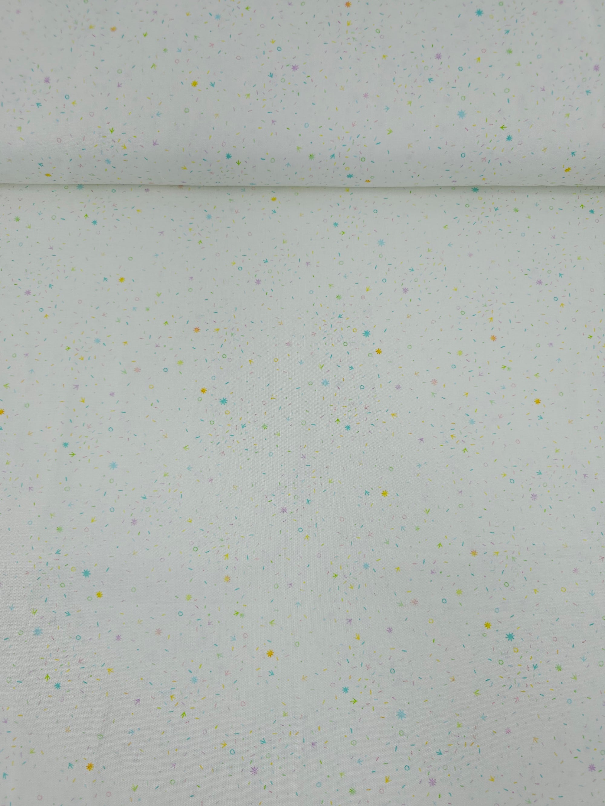 Multicolour Pastel Confetti 100% Cotton 114” *EXTRA WIDE*