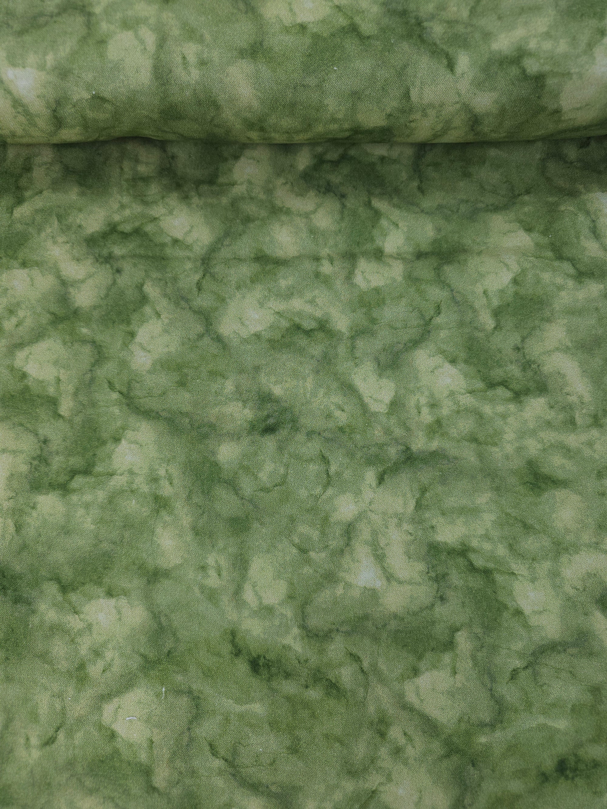 Green Marble Clouds 100% Cotton