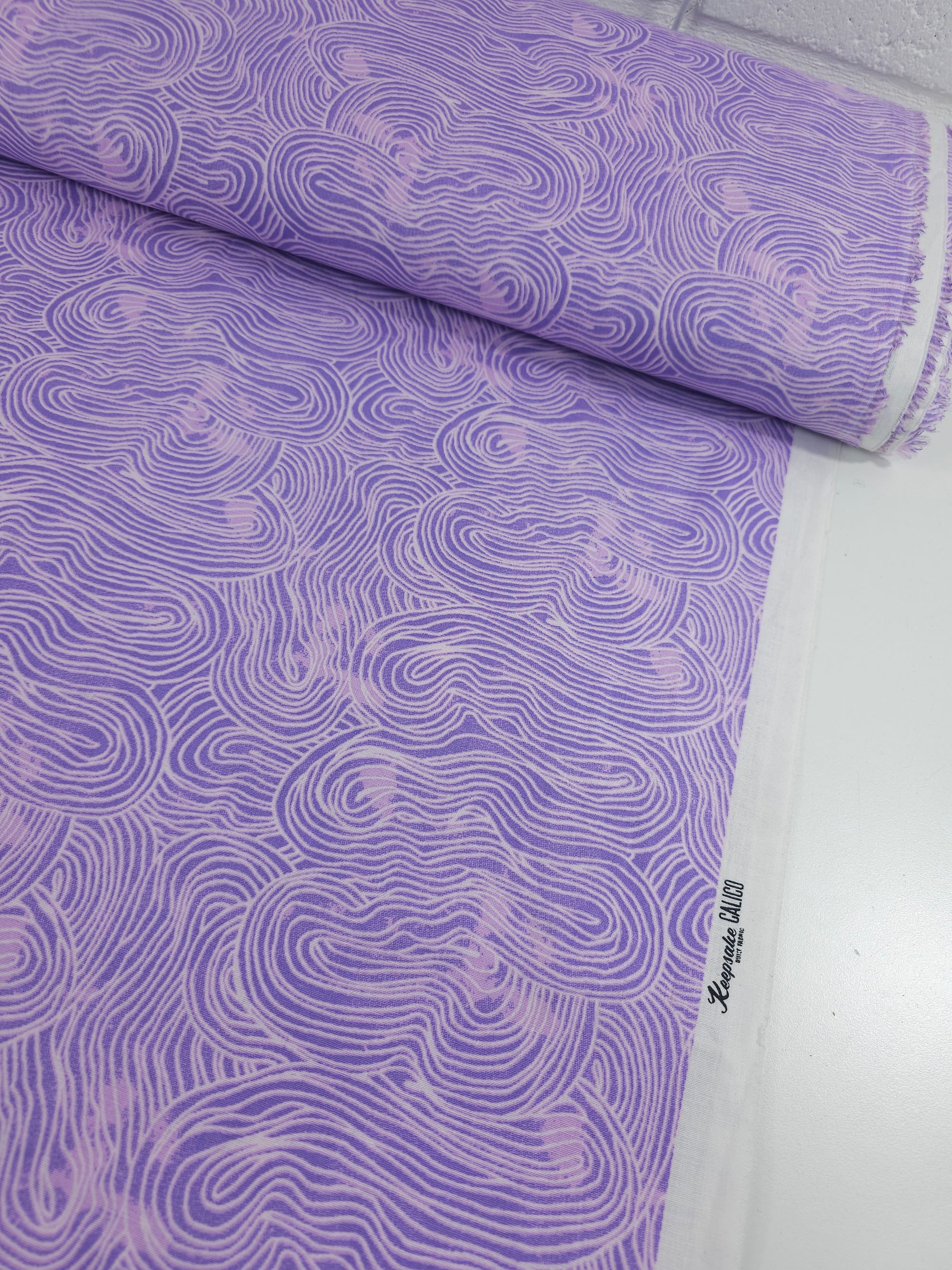 Lilac Swirl 100% Cotton