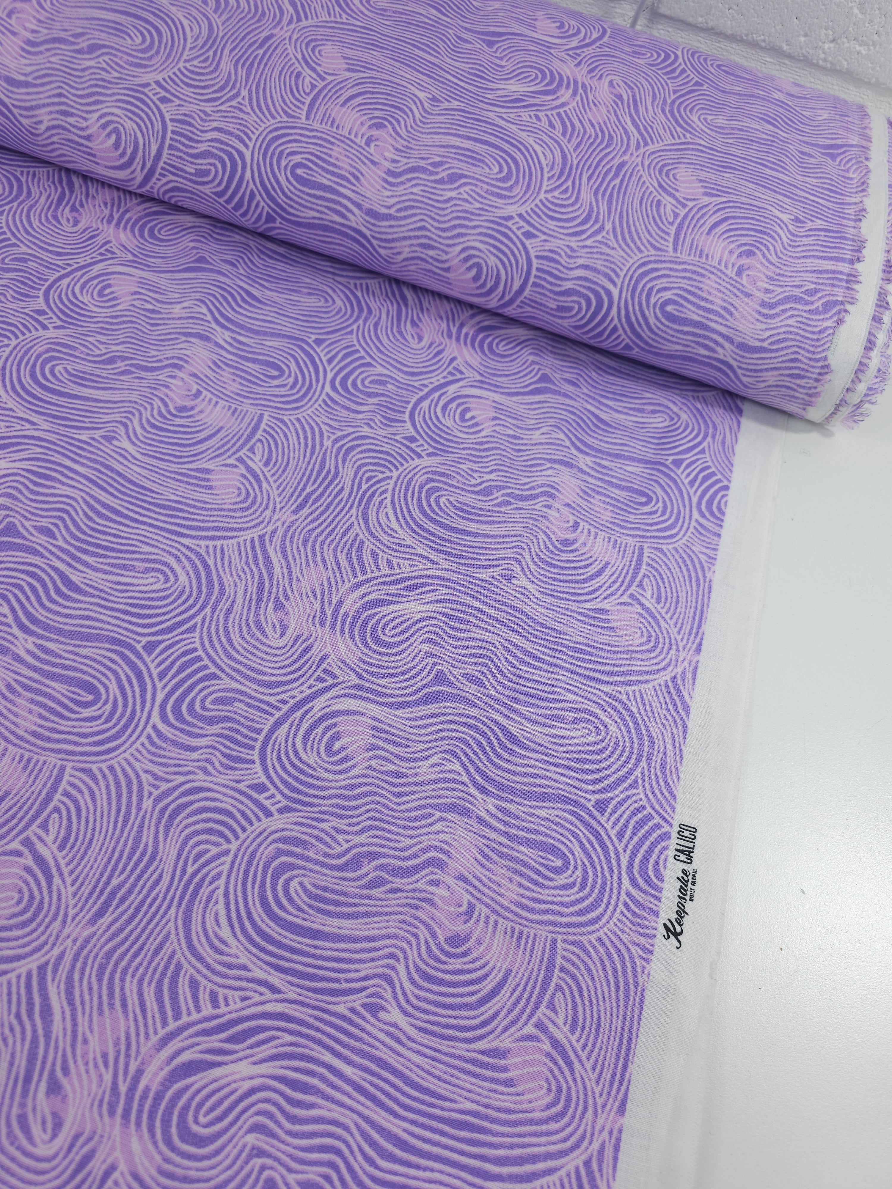 Lilac Swirl 100% Cotton