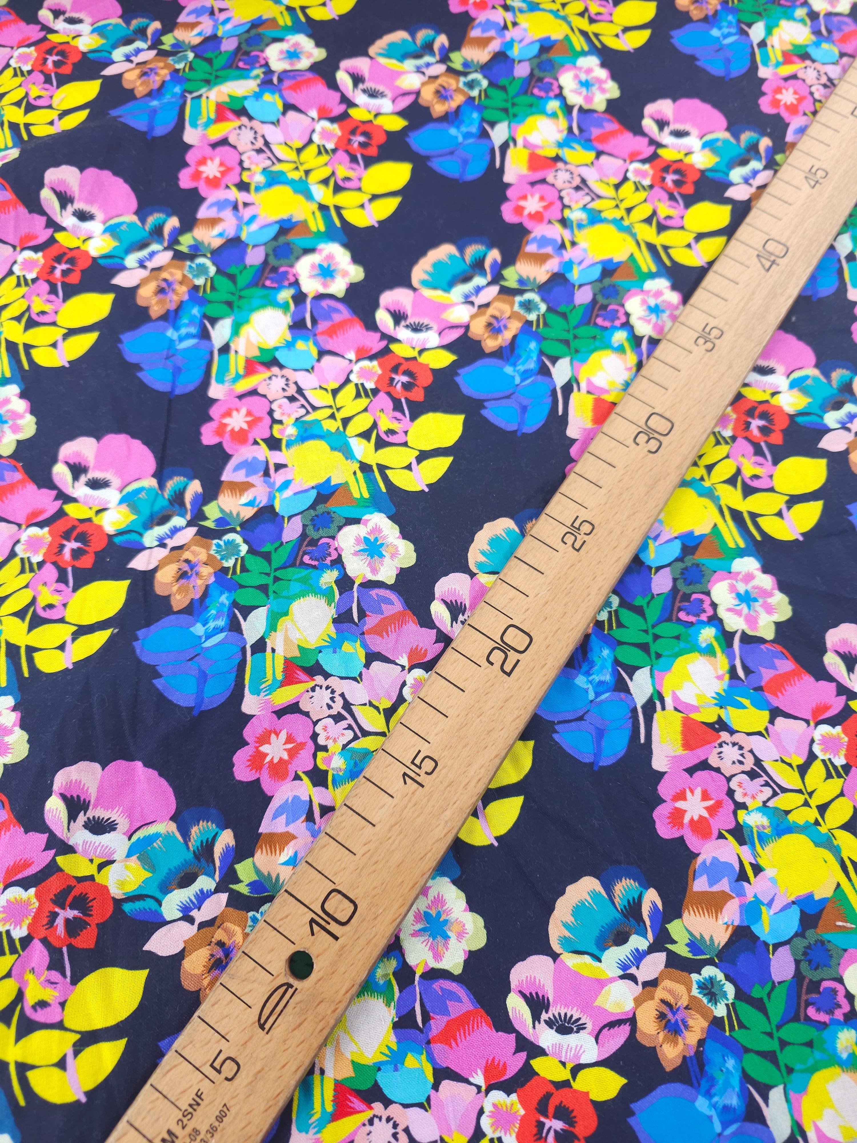 Plumeria Bright Floral 100% Cotton - Kitty McCall x Free Spirit