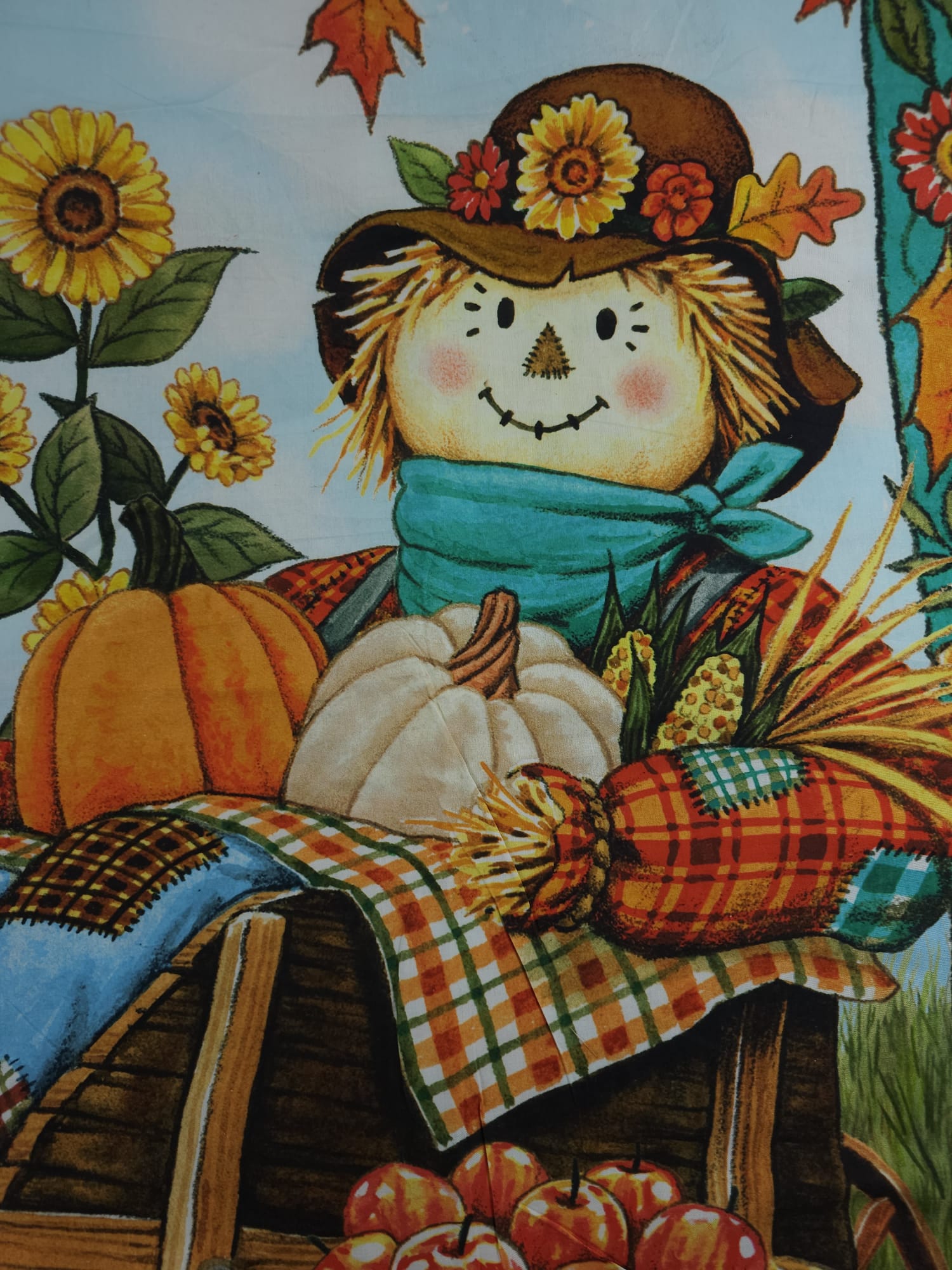 Harvest Scarecrow Autumn Cotton - (Various Pieces)