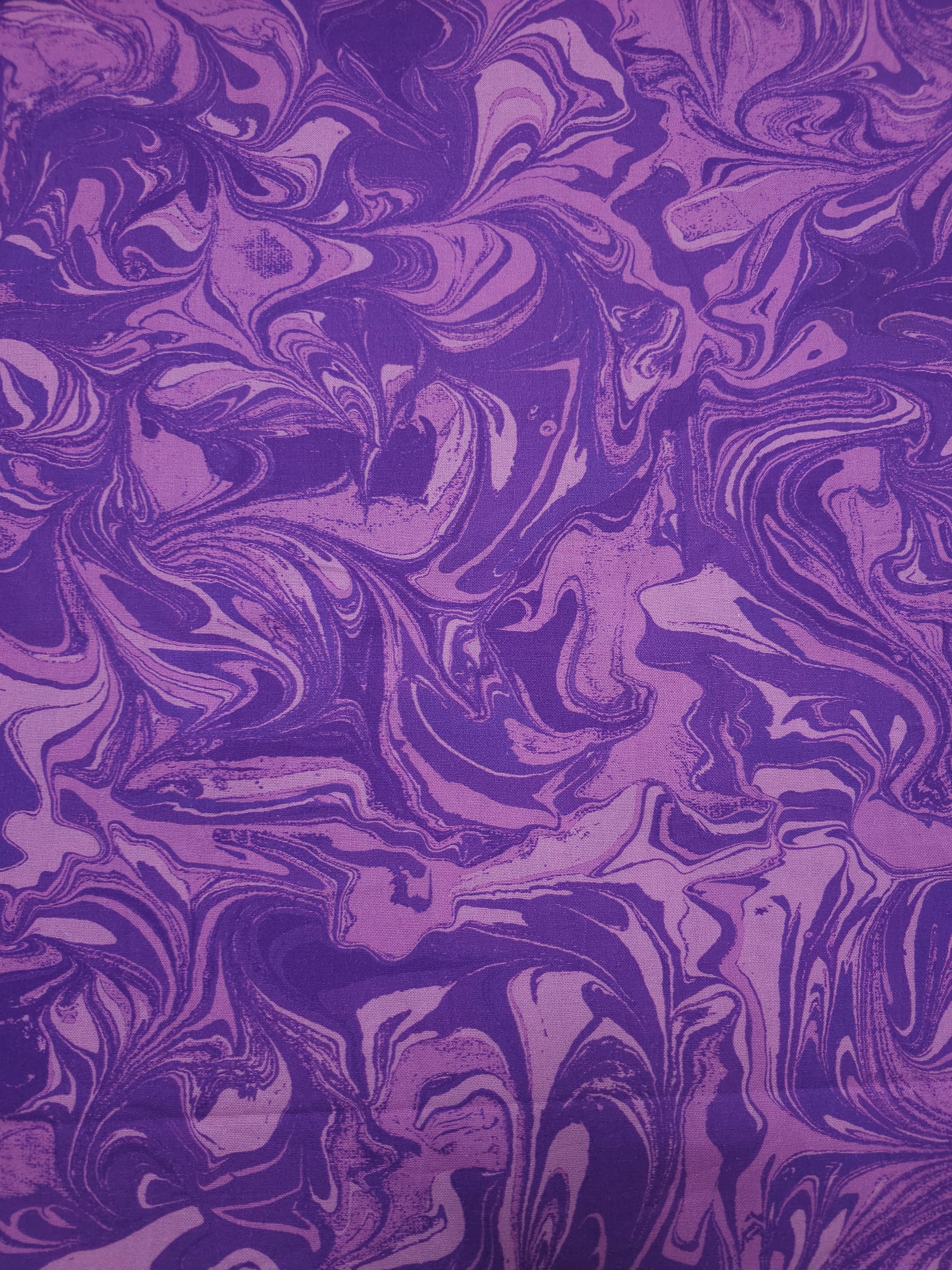 Purple Two-Tone Marble 100% Cotton