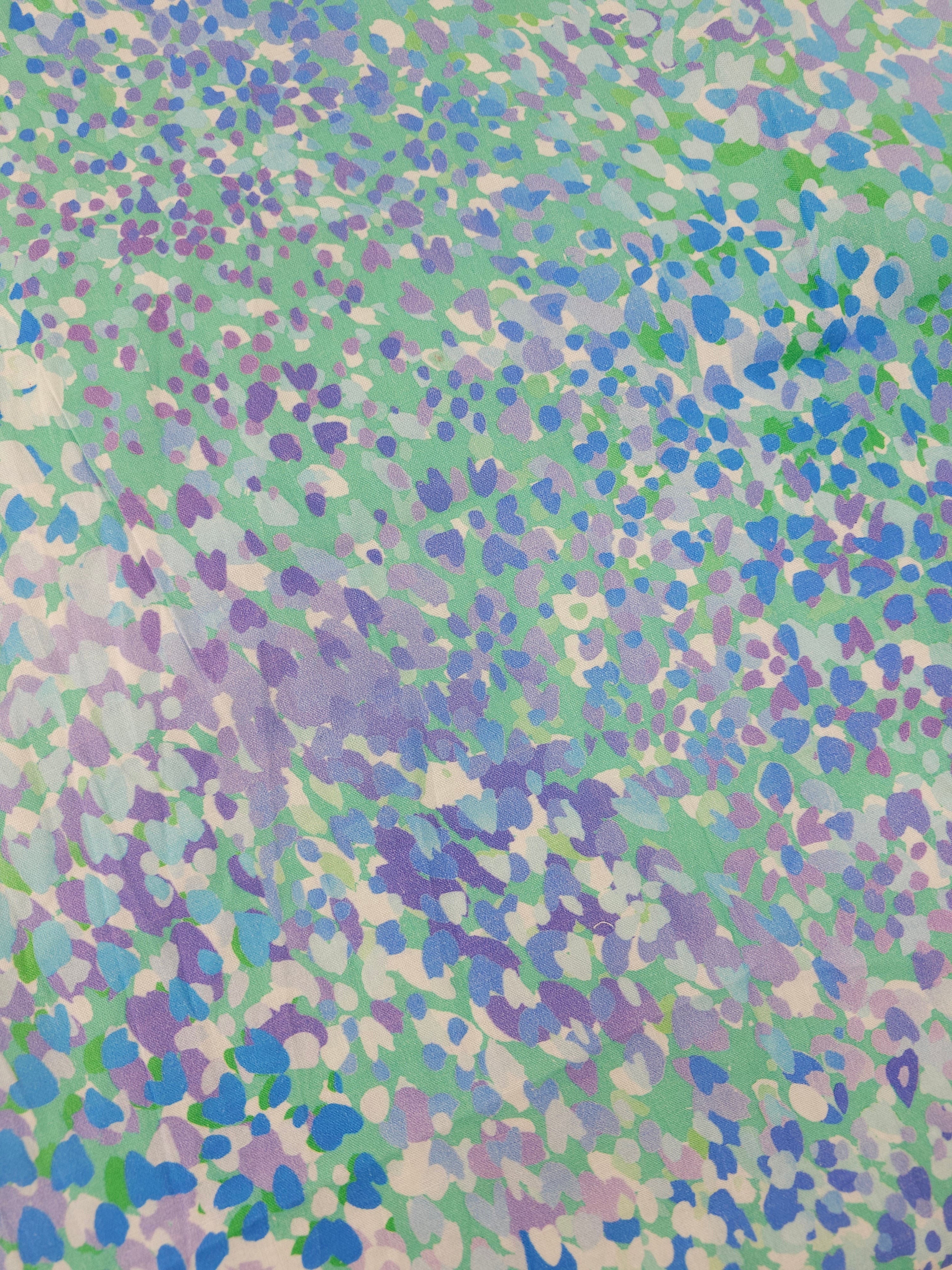 Mermaid speckled ocean Cotton- 2m piece