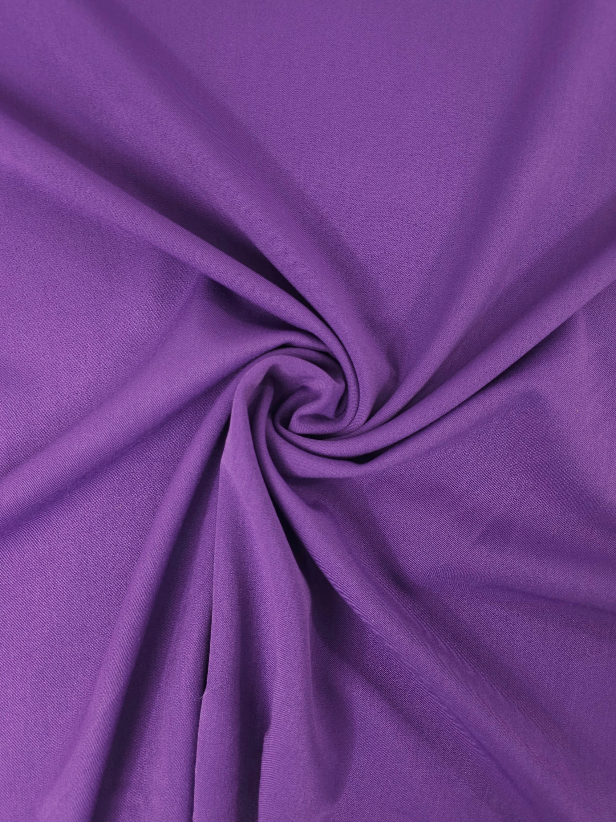 Purple Poly Viscose Suiting - 3.4m Piece