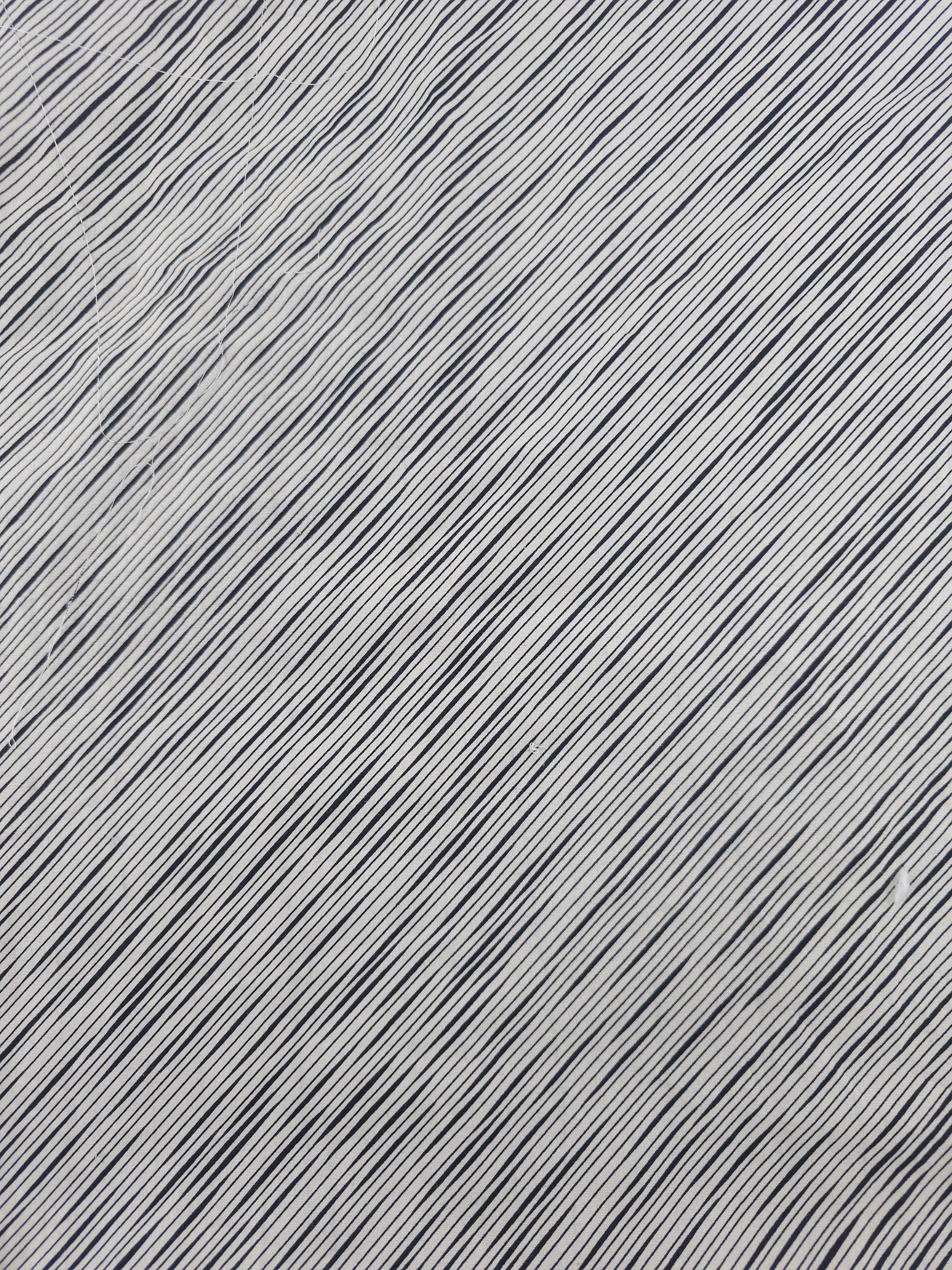 Thin diagonal stripe Cotton- 1.4m piece