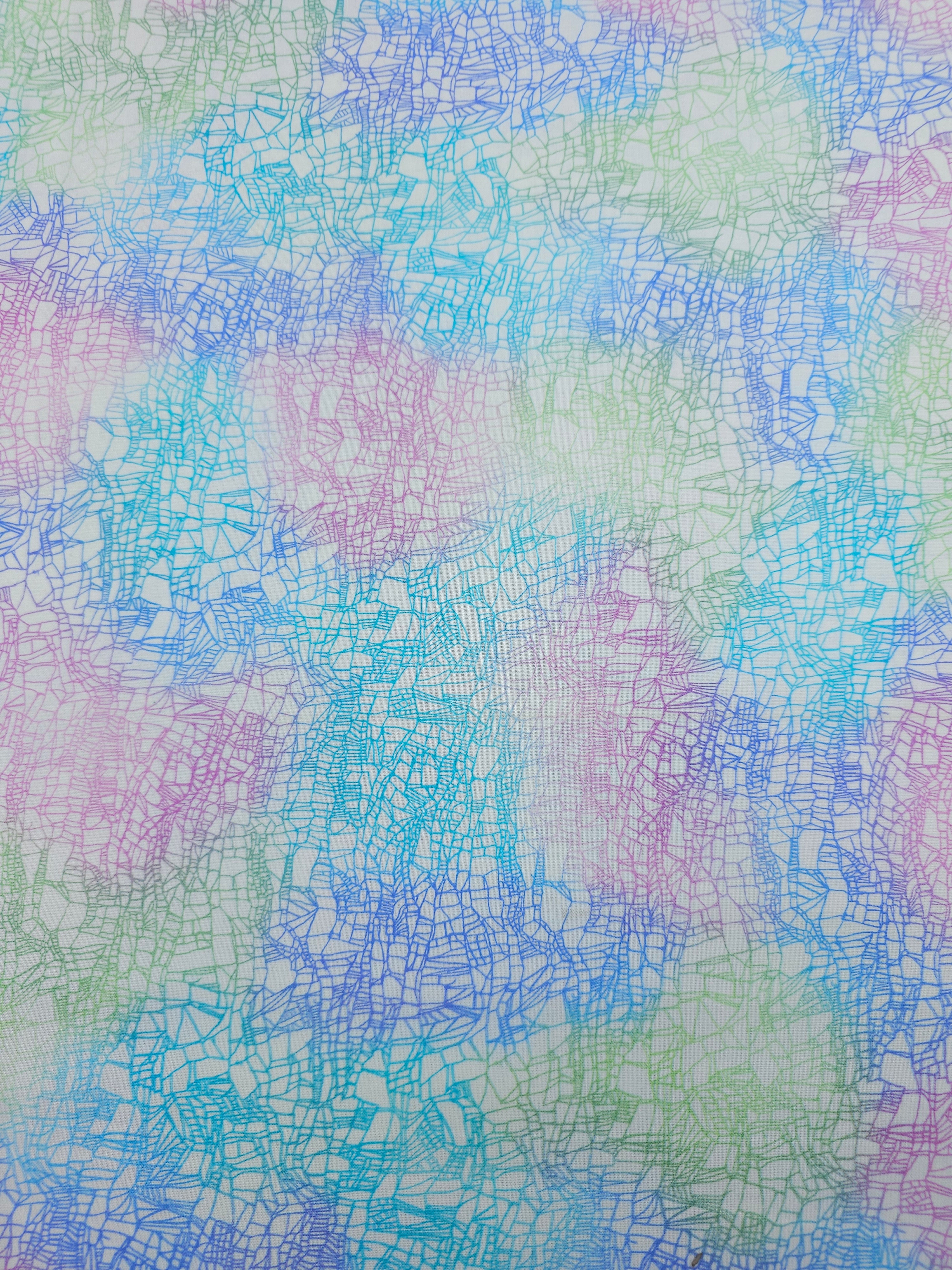 Abstract Pop Static Scales 100% Cotton - Benartex