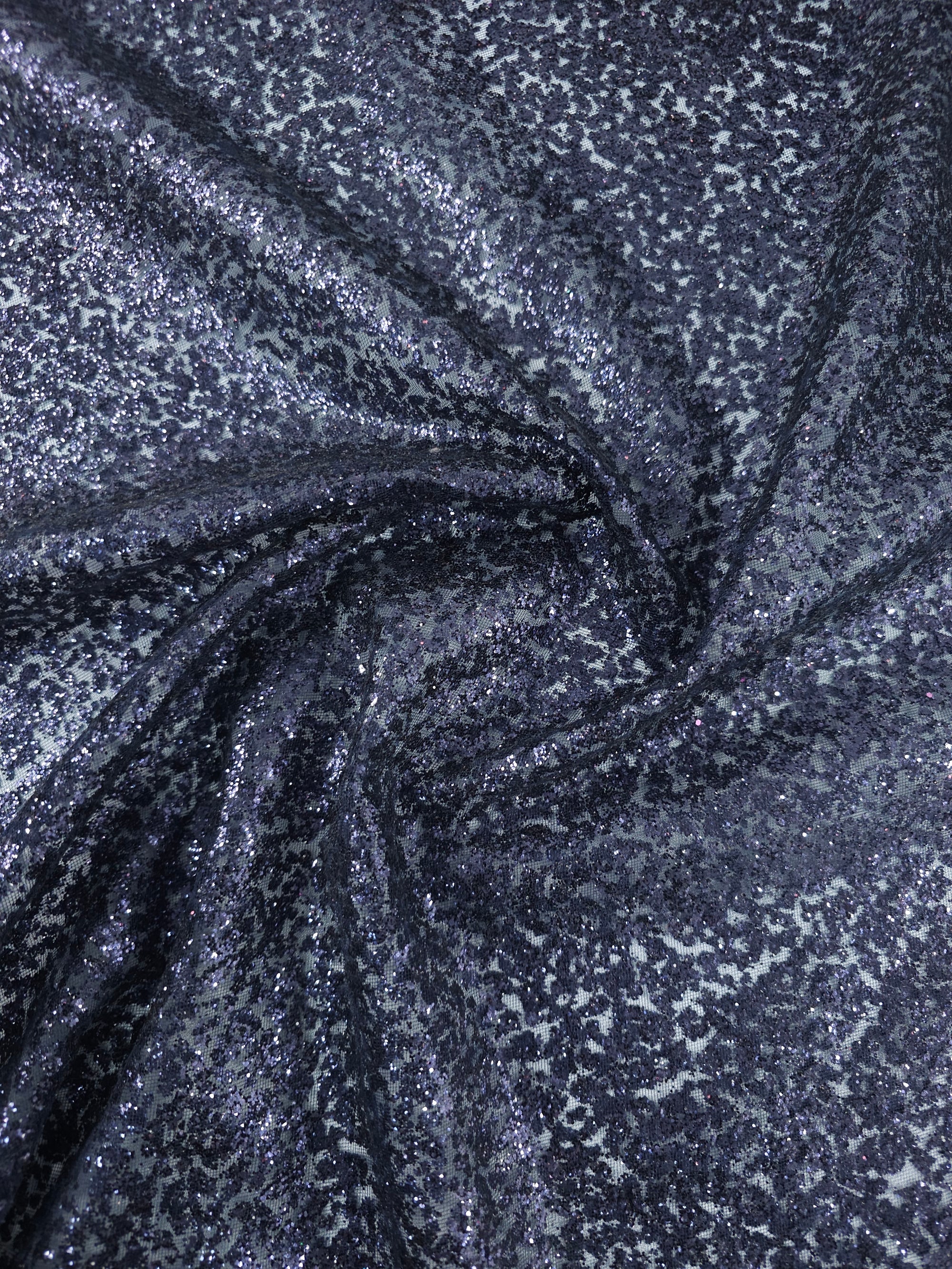 Indigo Navy Glitter Net