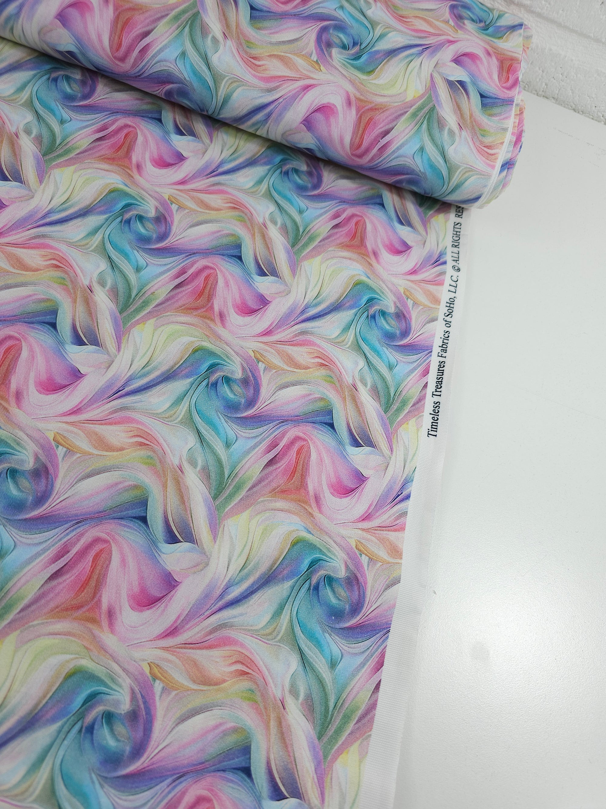 Pastel Flutter Wave 100% Cotton