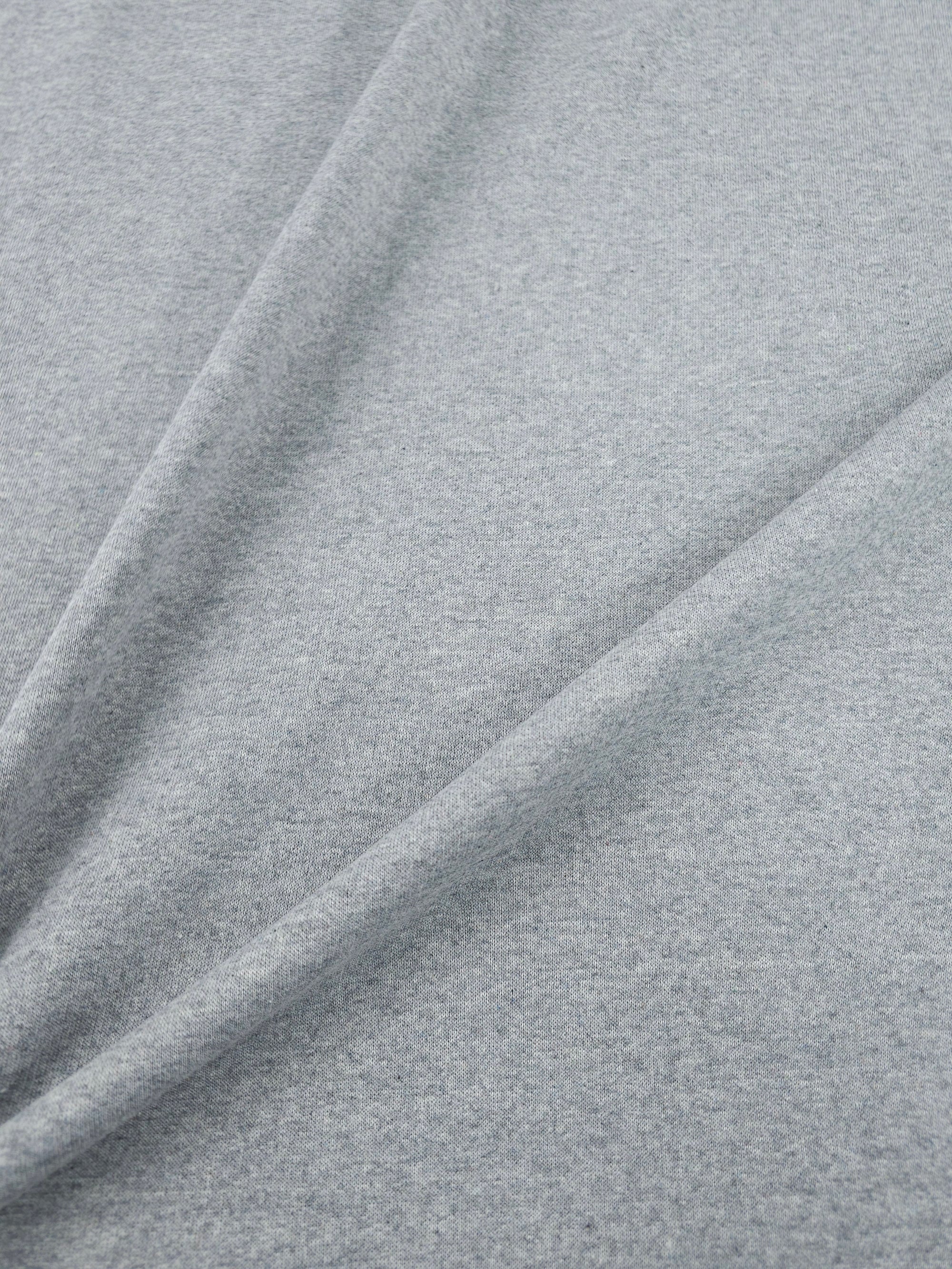 Light Grey Marl Fleece Backed Terry