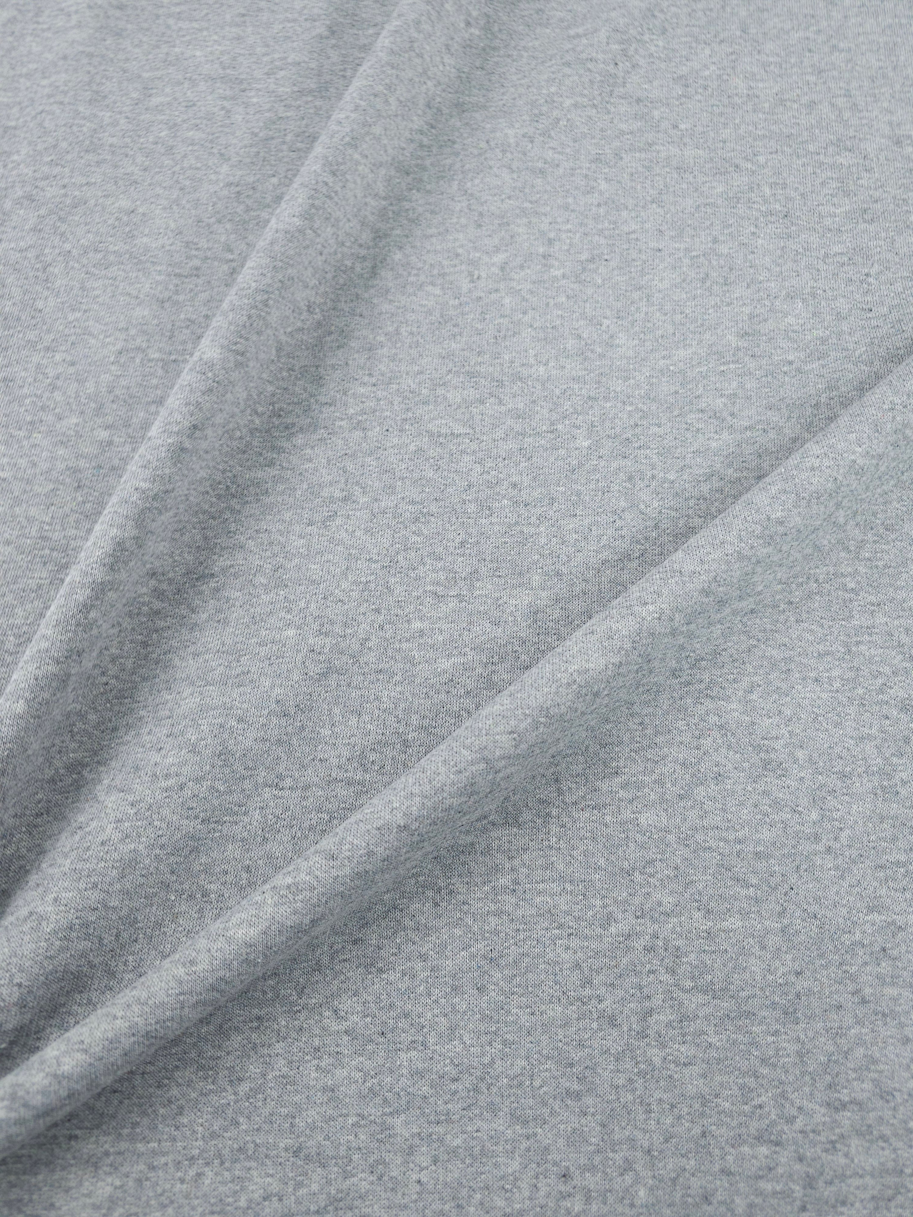 Light Grey Marl Fleece Backed Terry
