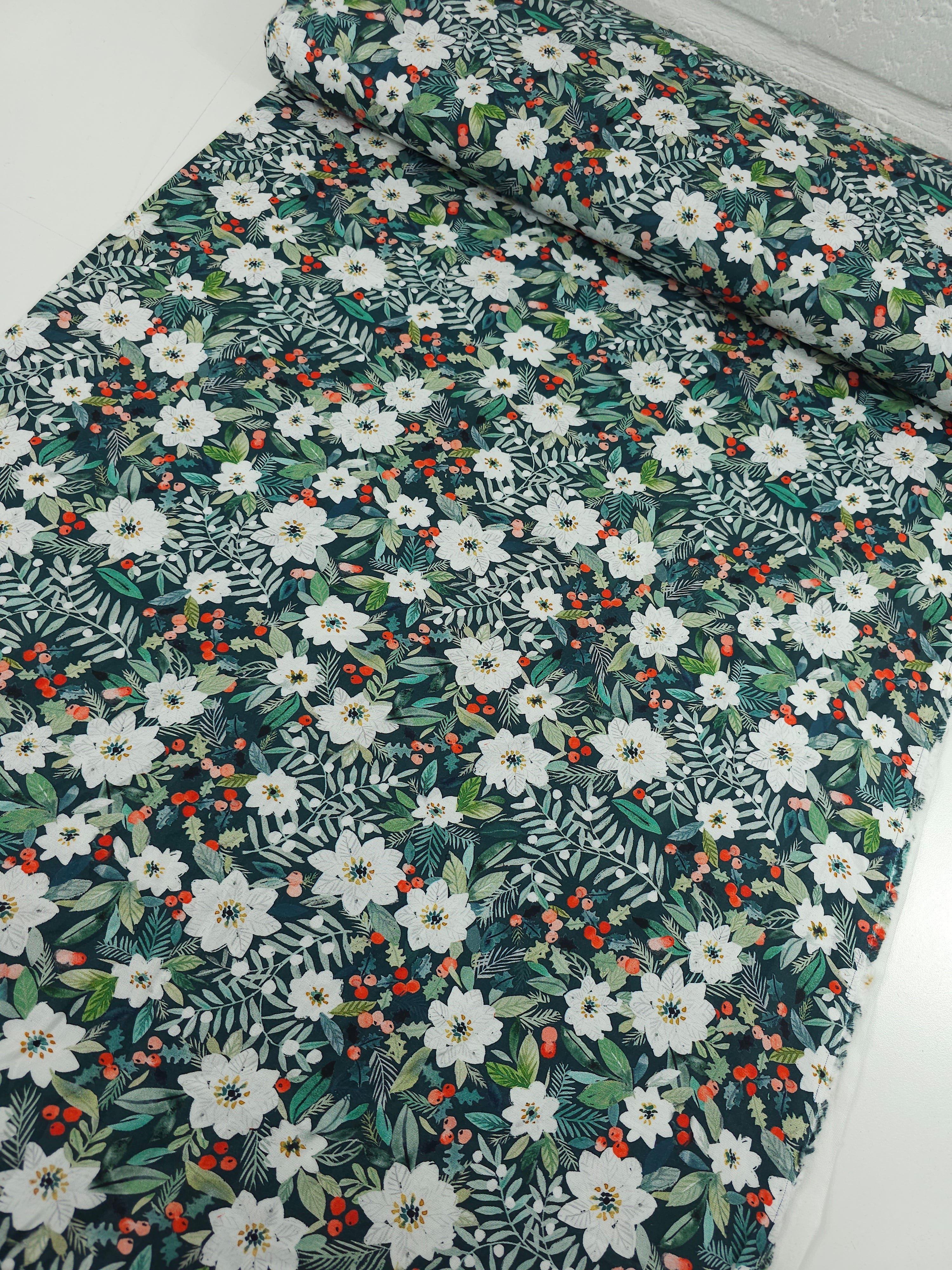 Holly Floral 100% Cotton