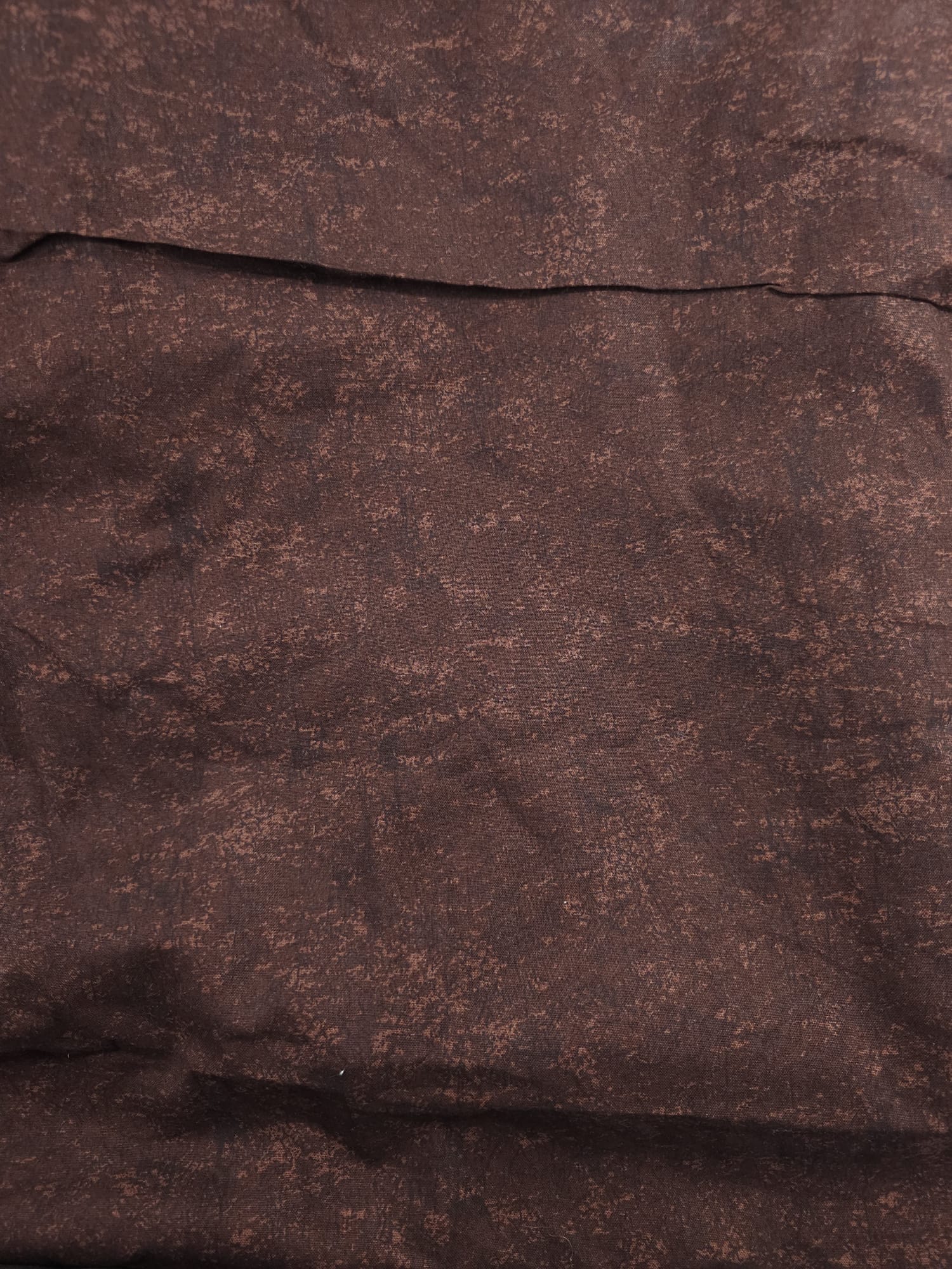 Brown Stone Look Texture Cotton - 2.5m Piece