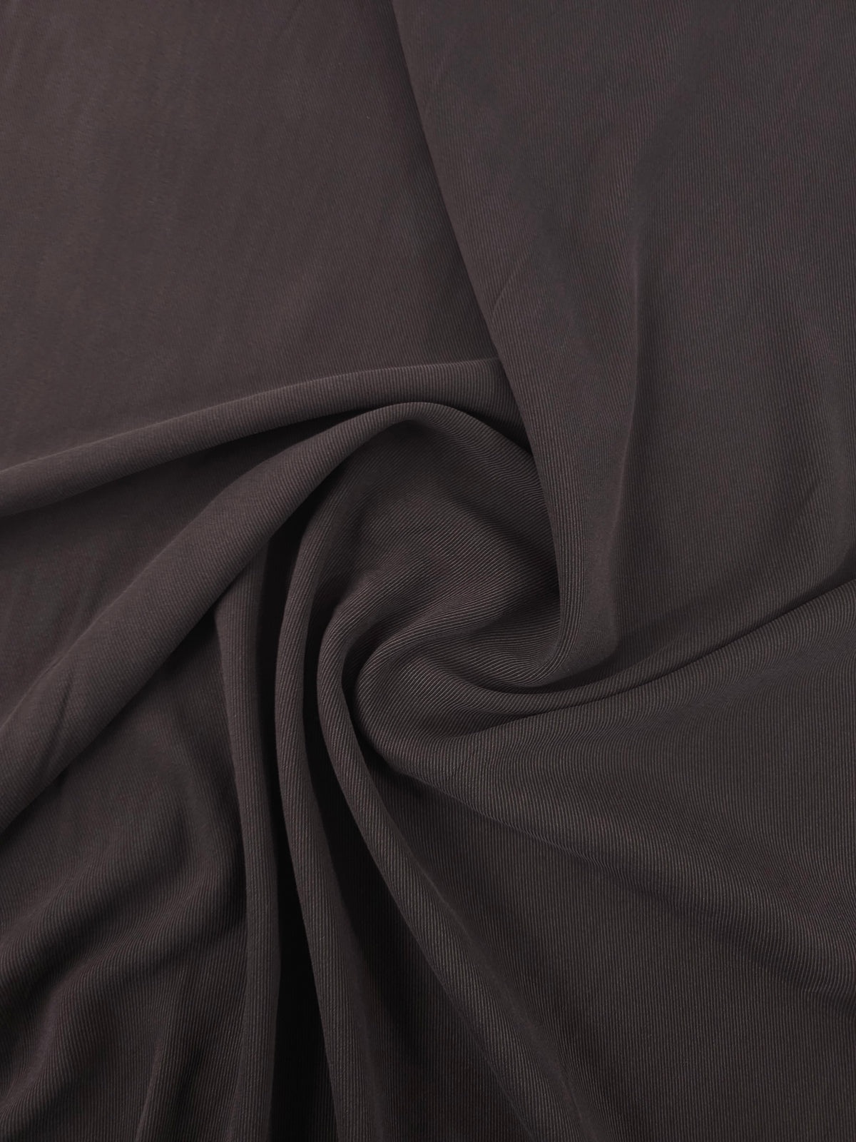 Cool Brown Sandwashed Tencel Twill