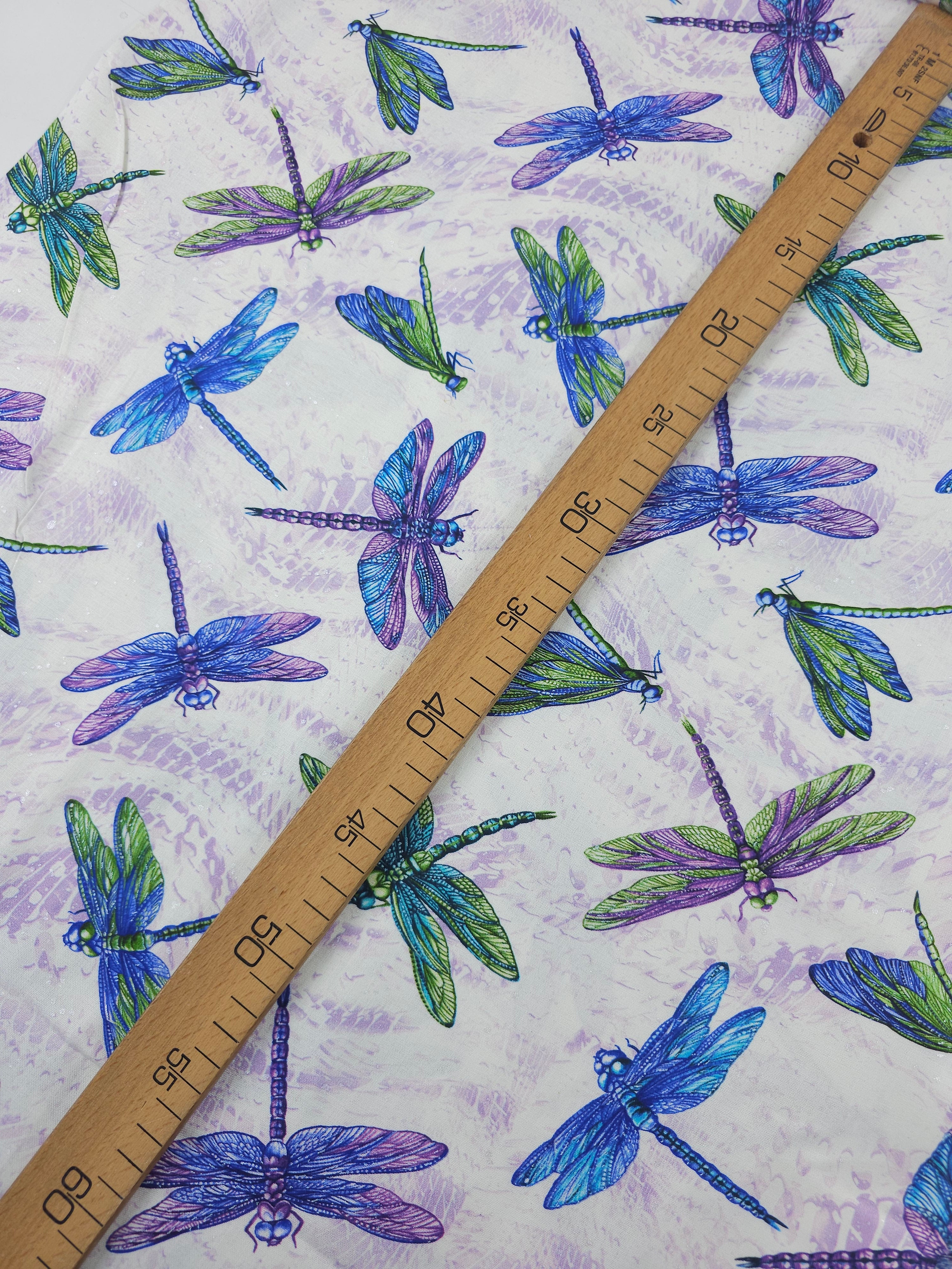 Dragonfly Wings On Water 100% Cotton - Benartex