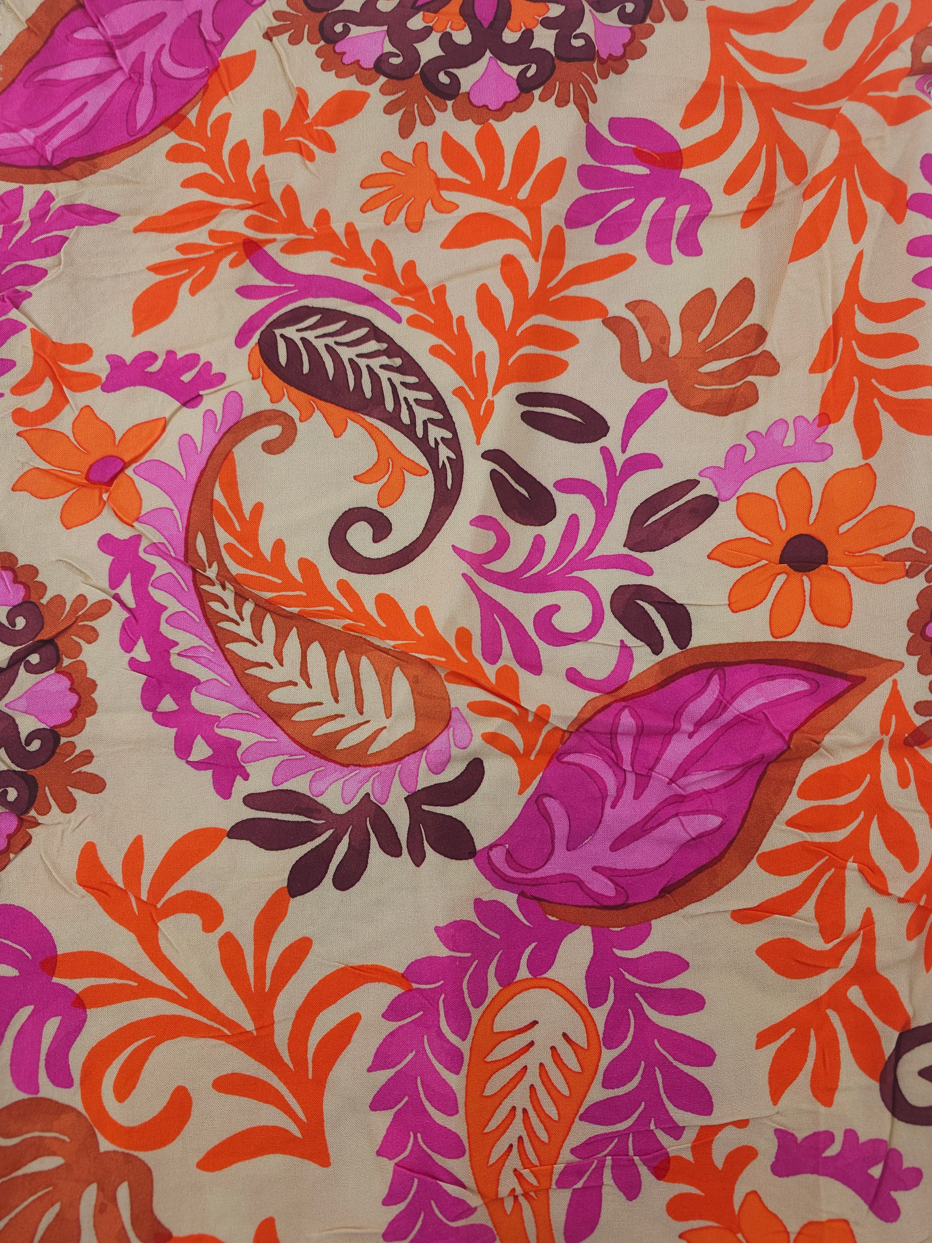 Sunset paisley Viscose- 1.6m piece