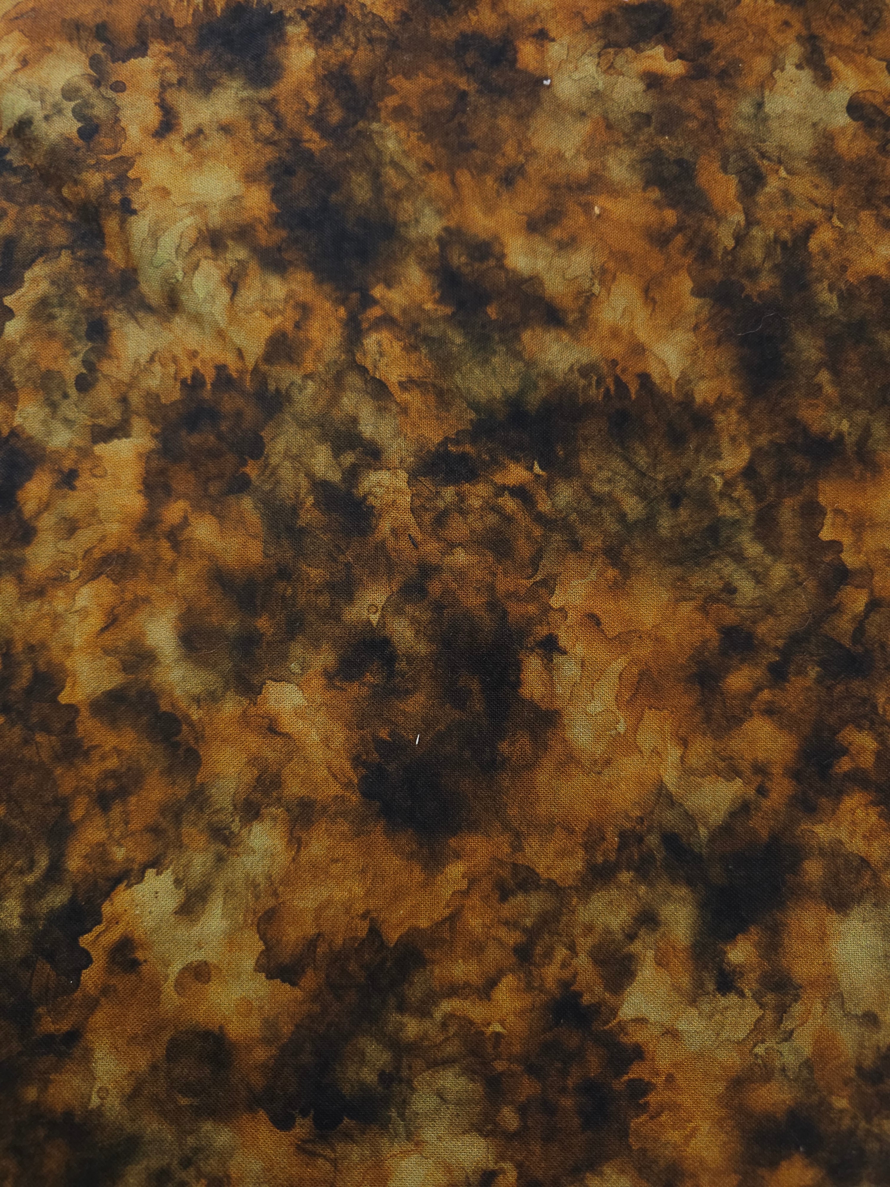 Brown tie dye Cotton- 1.3m piece