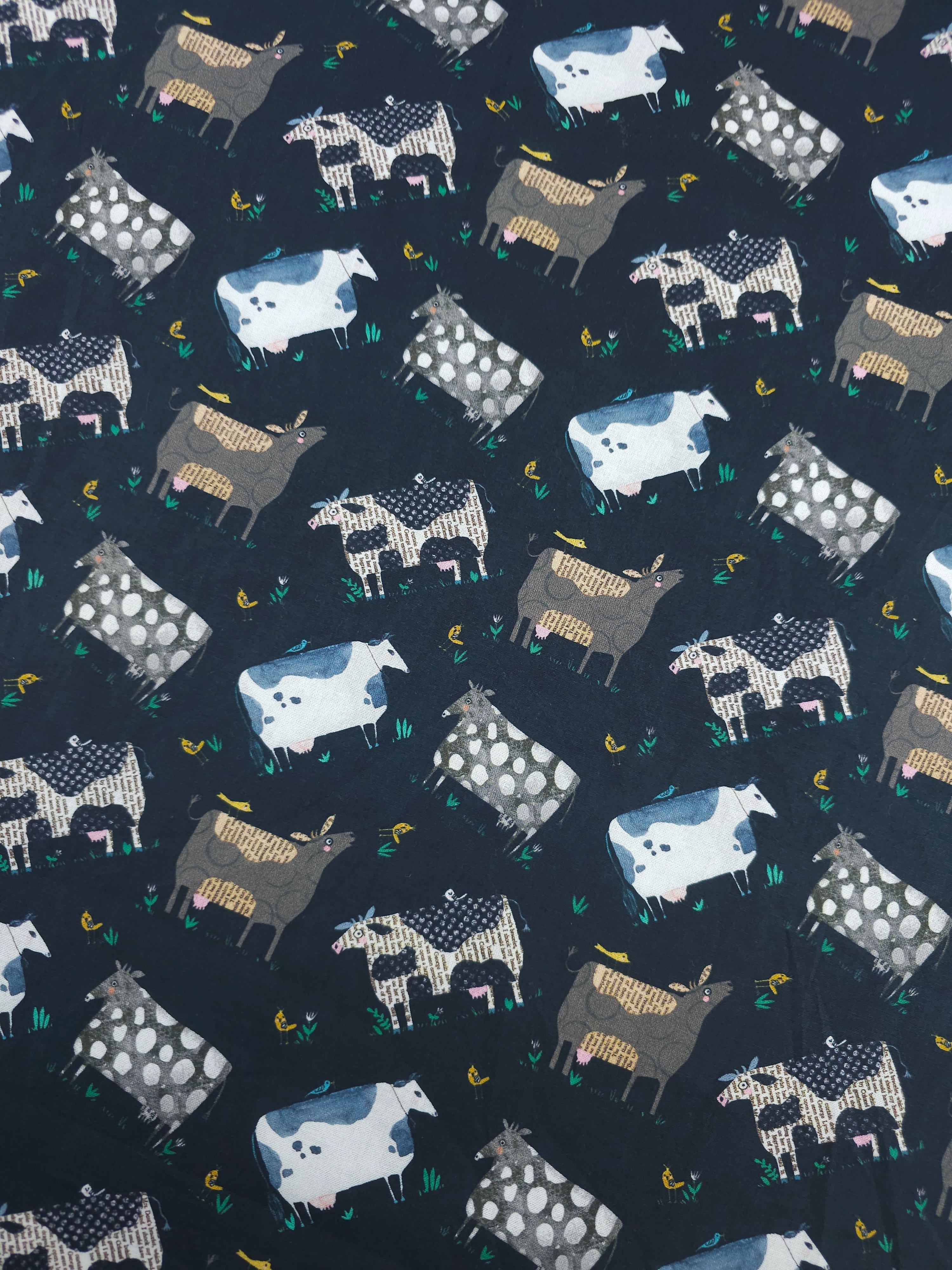 Cows On The Farm 100% Cotton - Benartex
